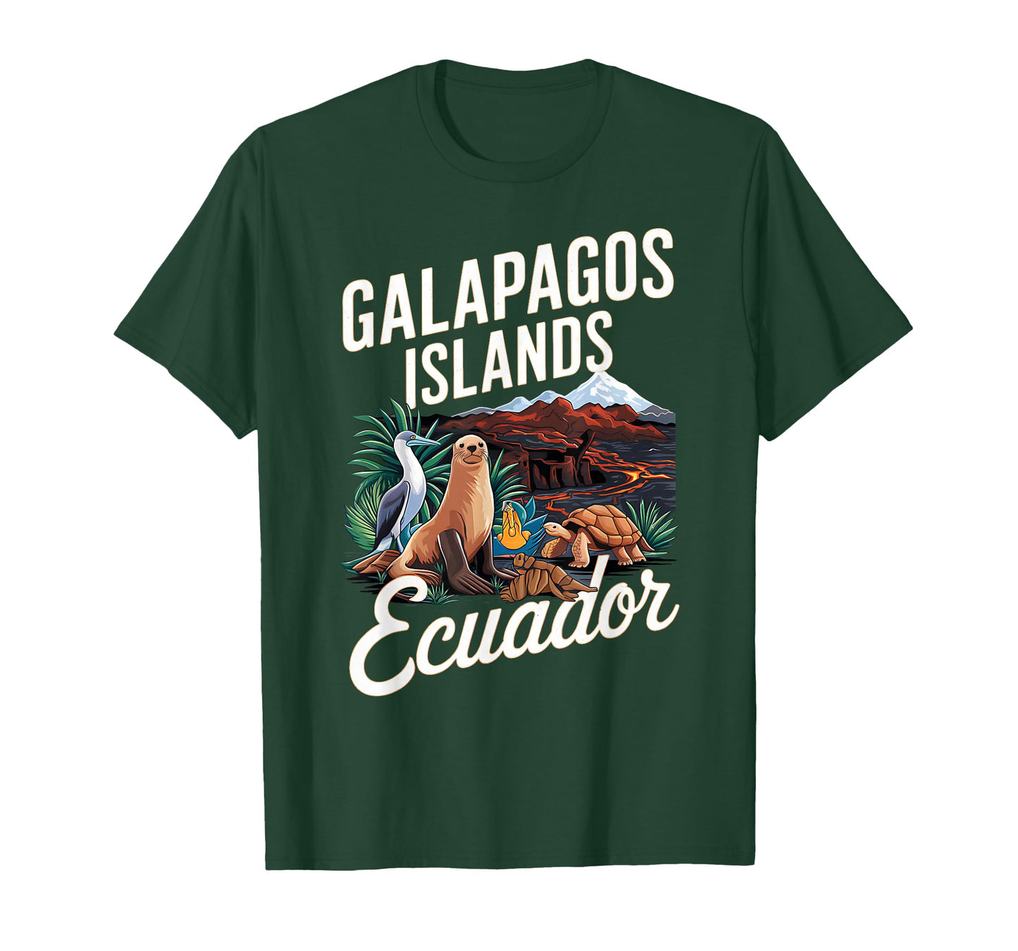 Explore the Majestic Wildlife of Galapagos Islands T-Shirt