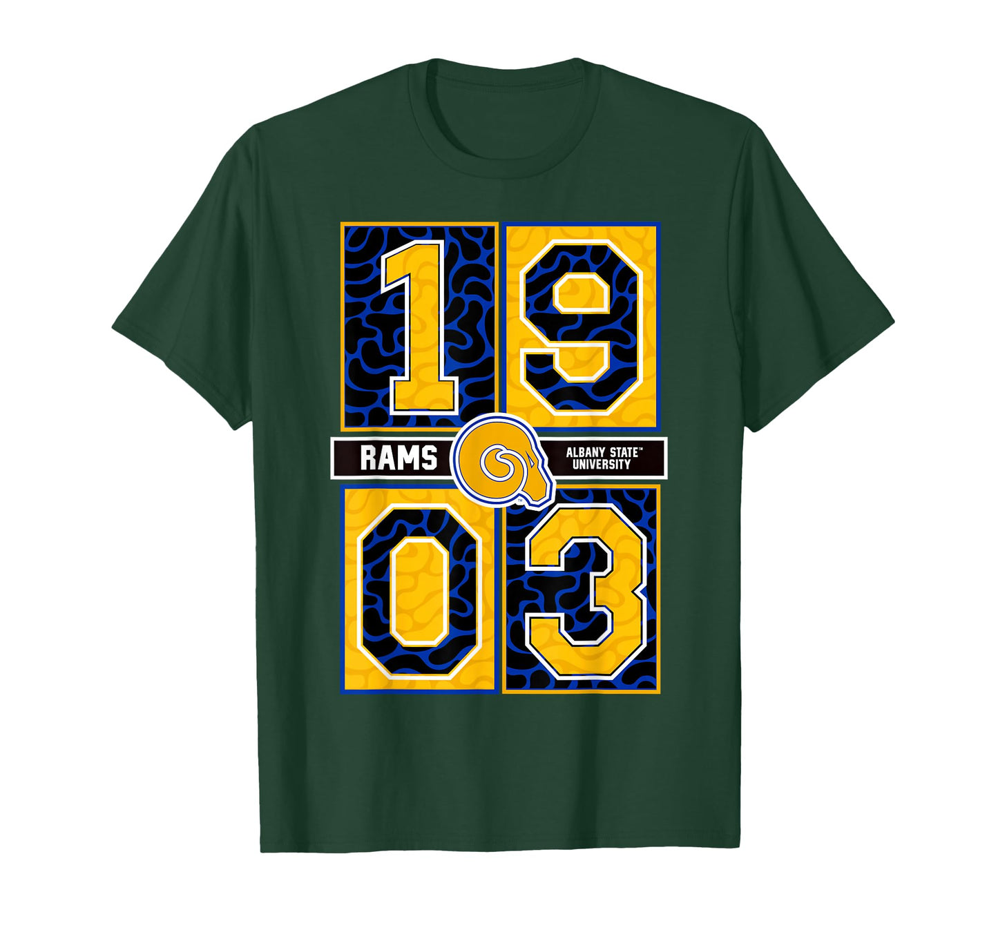 Albany State University - Rams Concrete Date HBCU T-Shirt