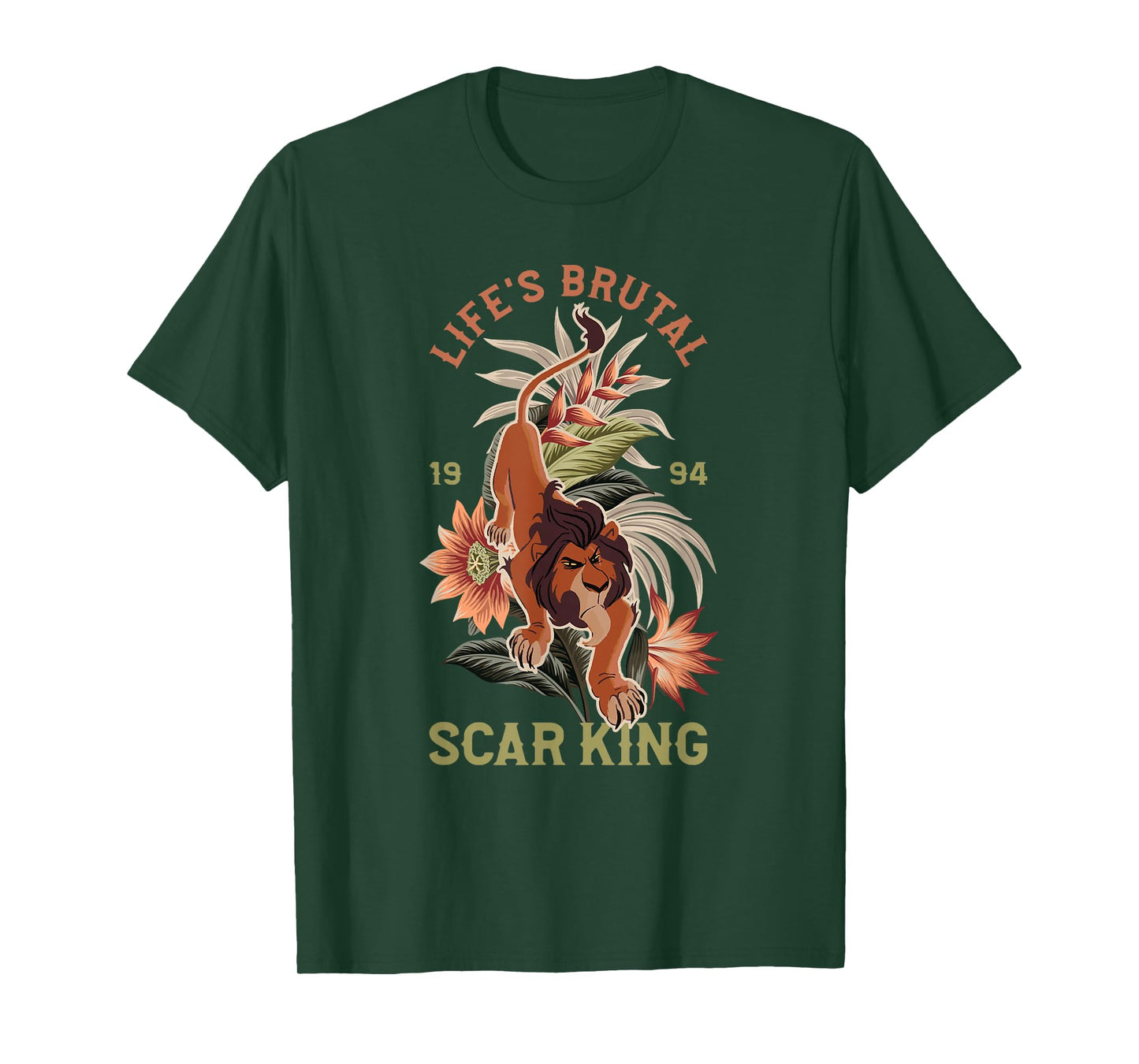 Disney The Lion King Anniversary ’94 Scar King Life’s Brutal T-Shirt
