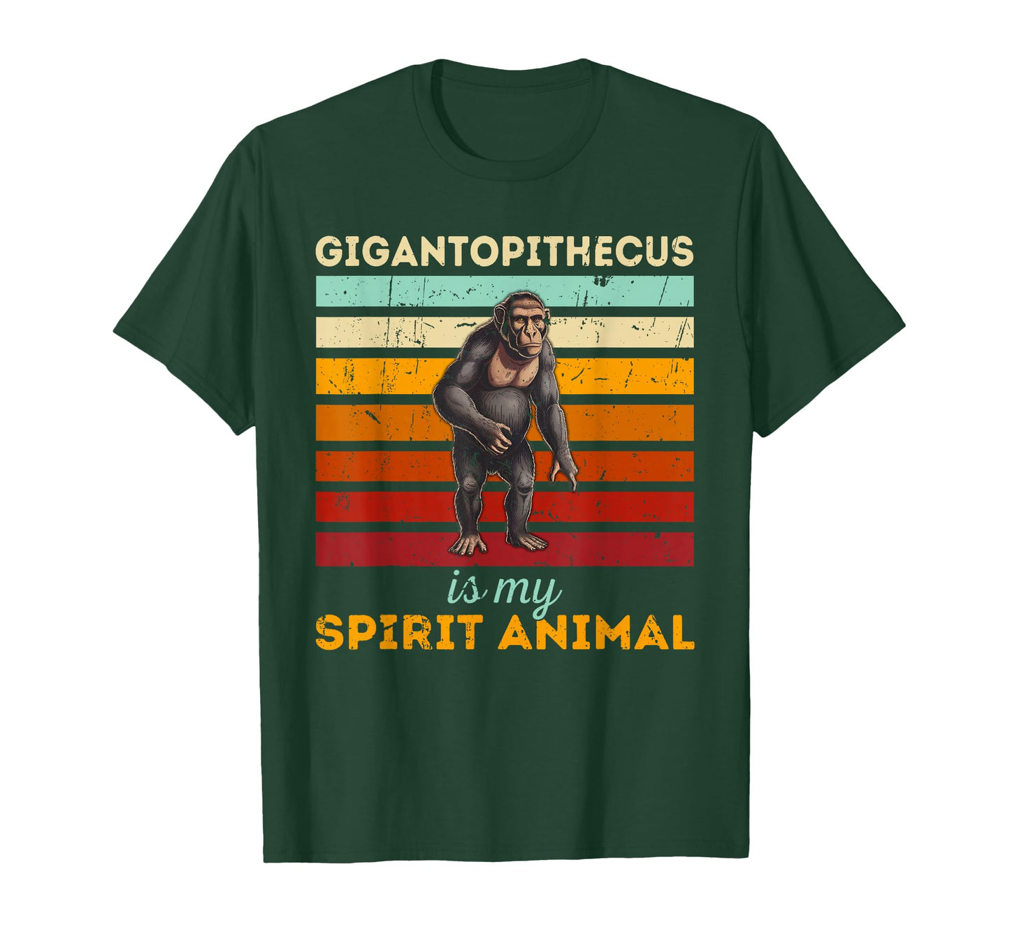 Gigantopithecus Is My Spirit Animal Extinct Giant Ape T-Shirt