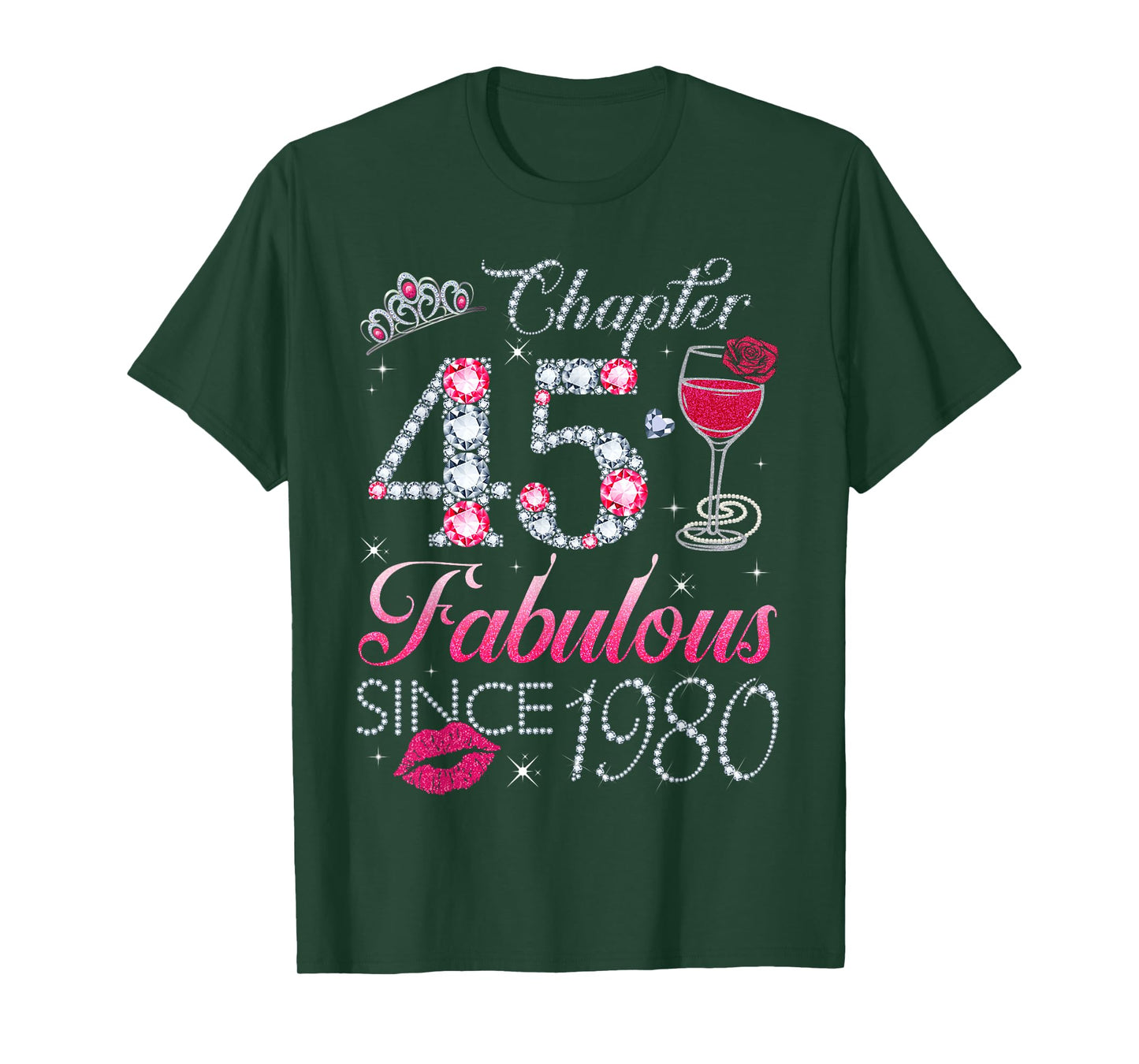 Chapter 45 Fabulous Since 1980 45Th Birthday Gift For Women T-Shirt
