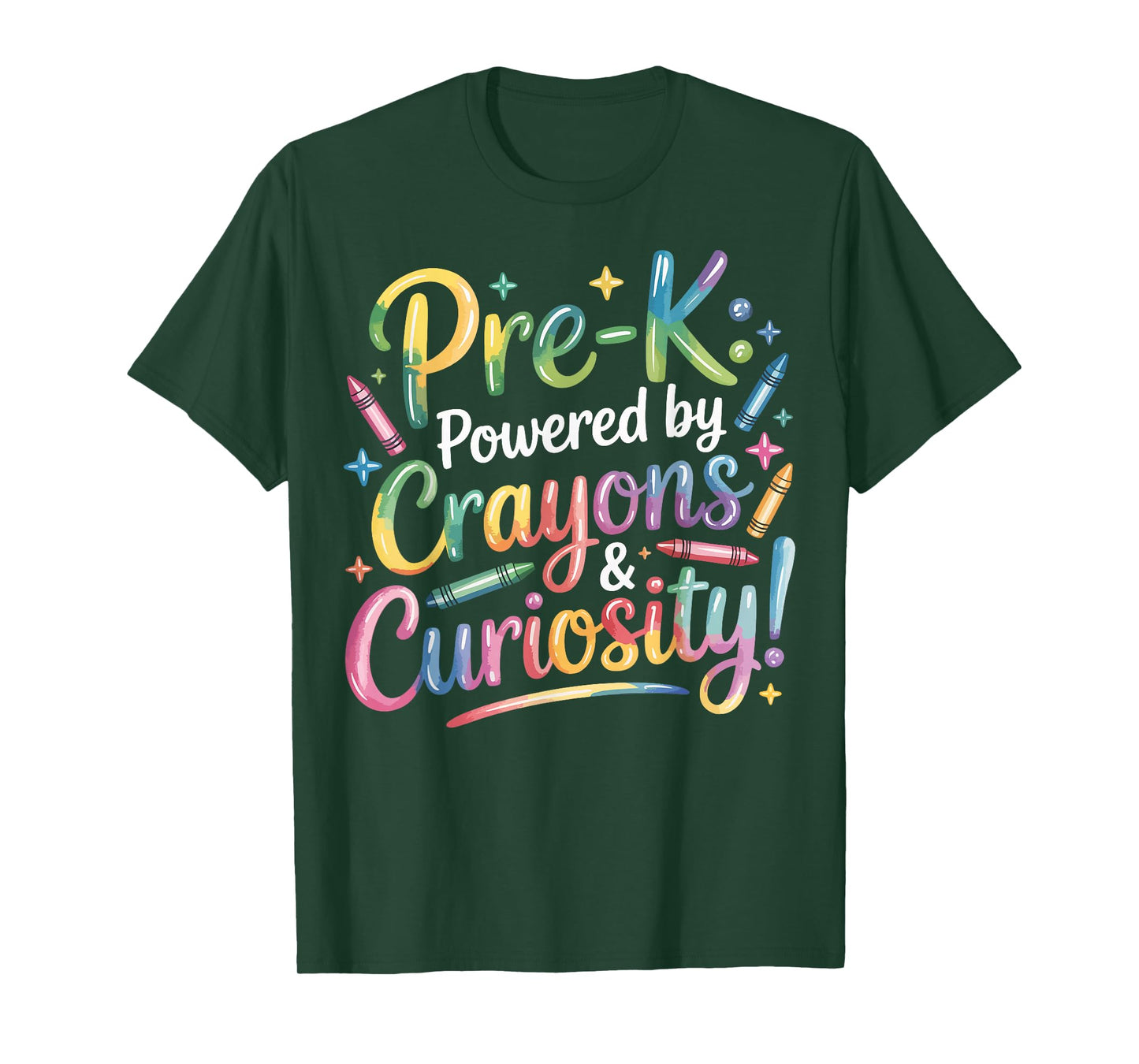 Pre-K Crayons & Curiosity Preschool Teachers Life Tie Dye T-Shirt