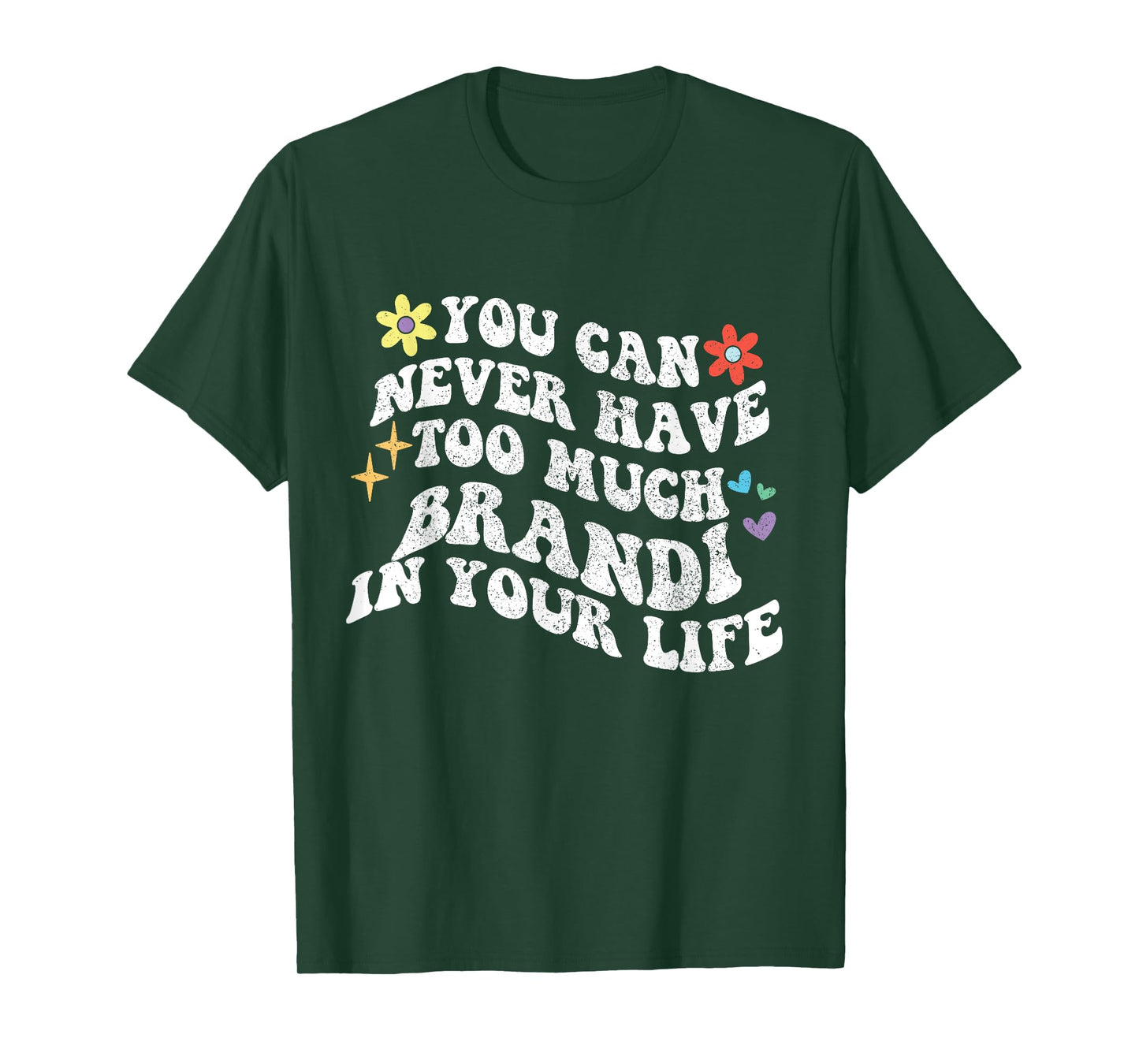 Retro Groovy You Can Never Have Too Much BRANDI In Your Life T-Shirt