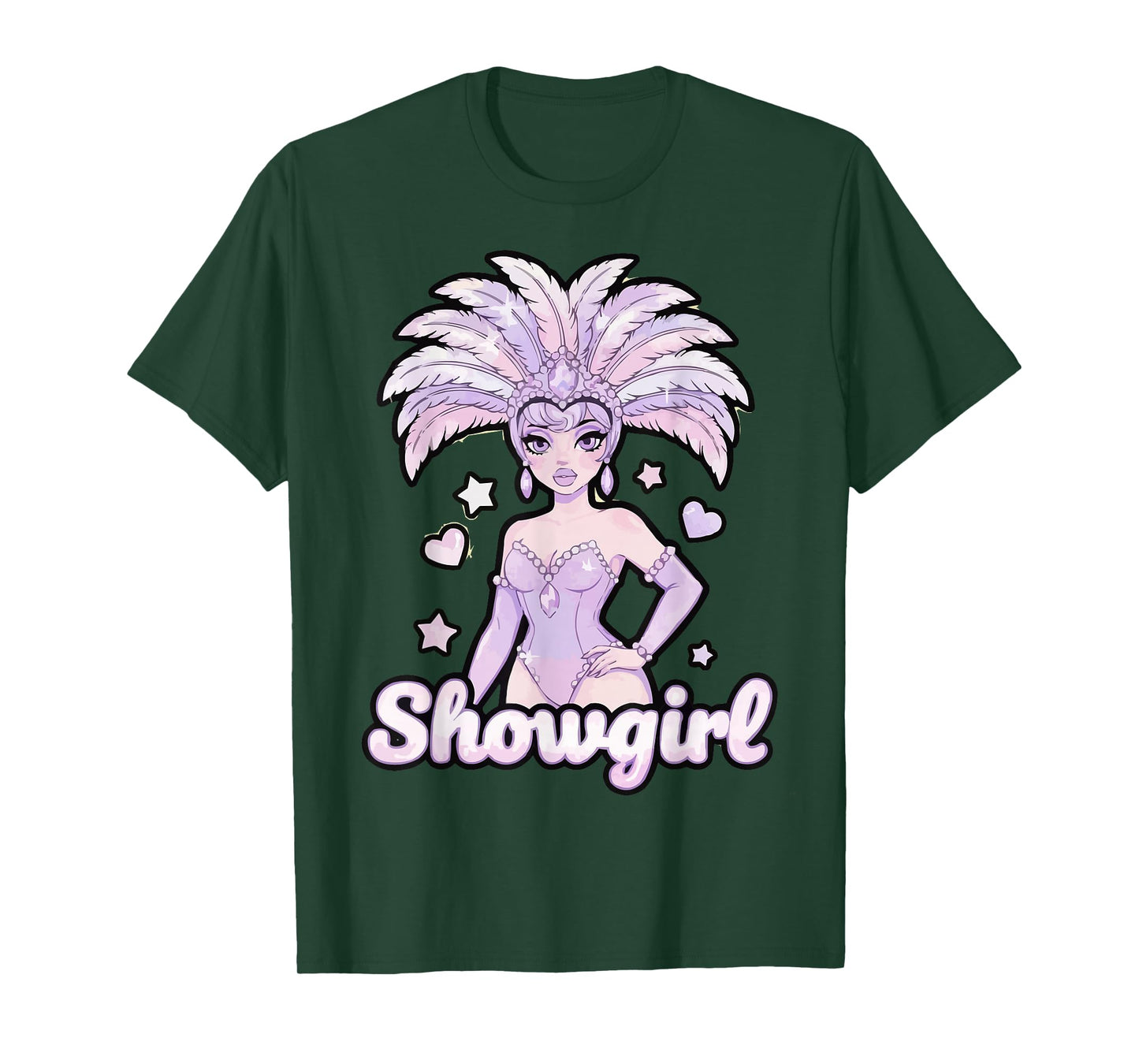 Showgirl Sparkle Dancer Enchanting Aura T-Shirt