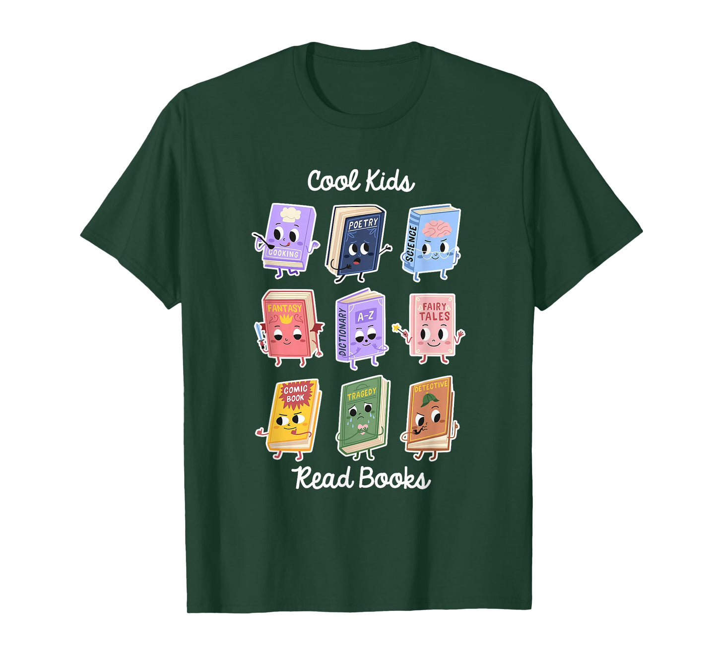 Cool Kids Read Books Apparel T-Shirt