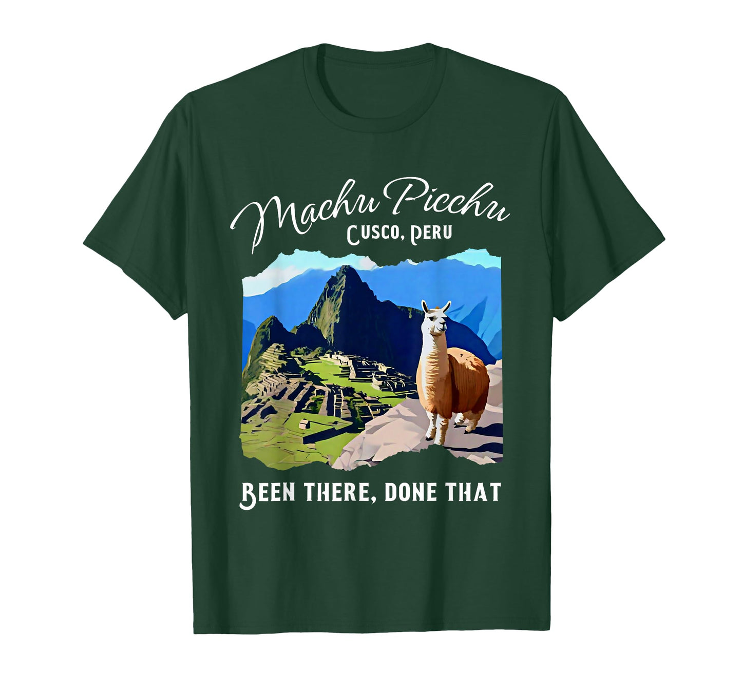 Peru Cusco Llama Souvenir Machu Picchu T-Shirt