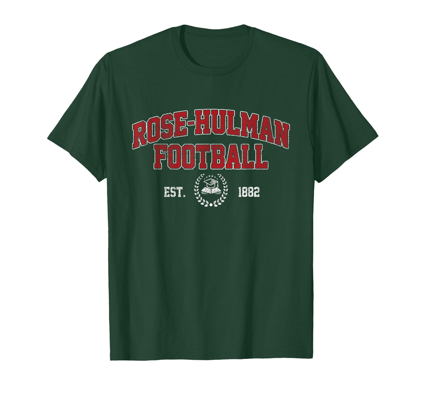 Rose-Hulman Vintage Arch Athletic Sports Tee for Men Women T-Shirt