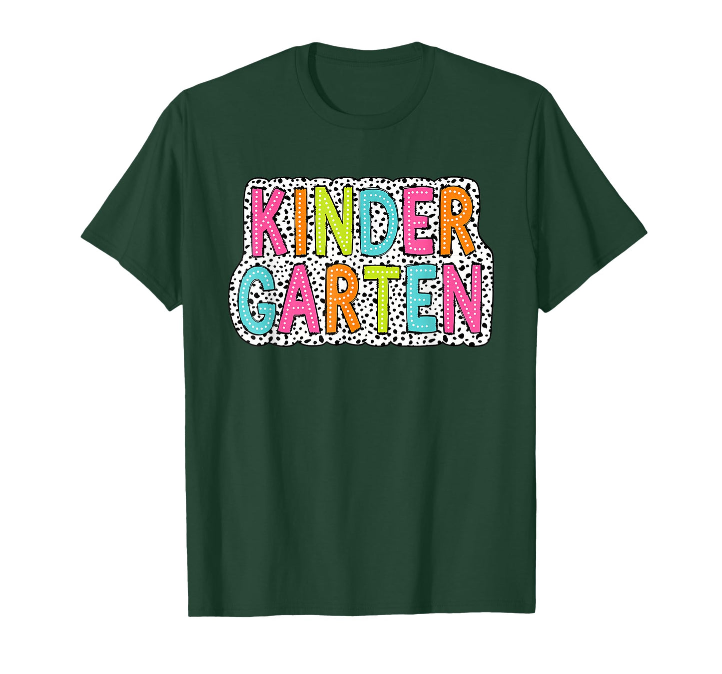 Kindergarten Dalmatian Dots Dream Team Back To School T-Shirt