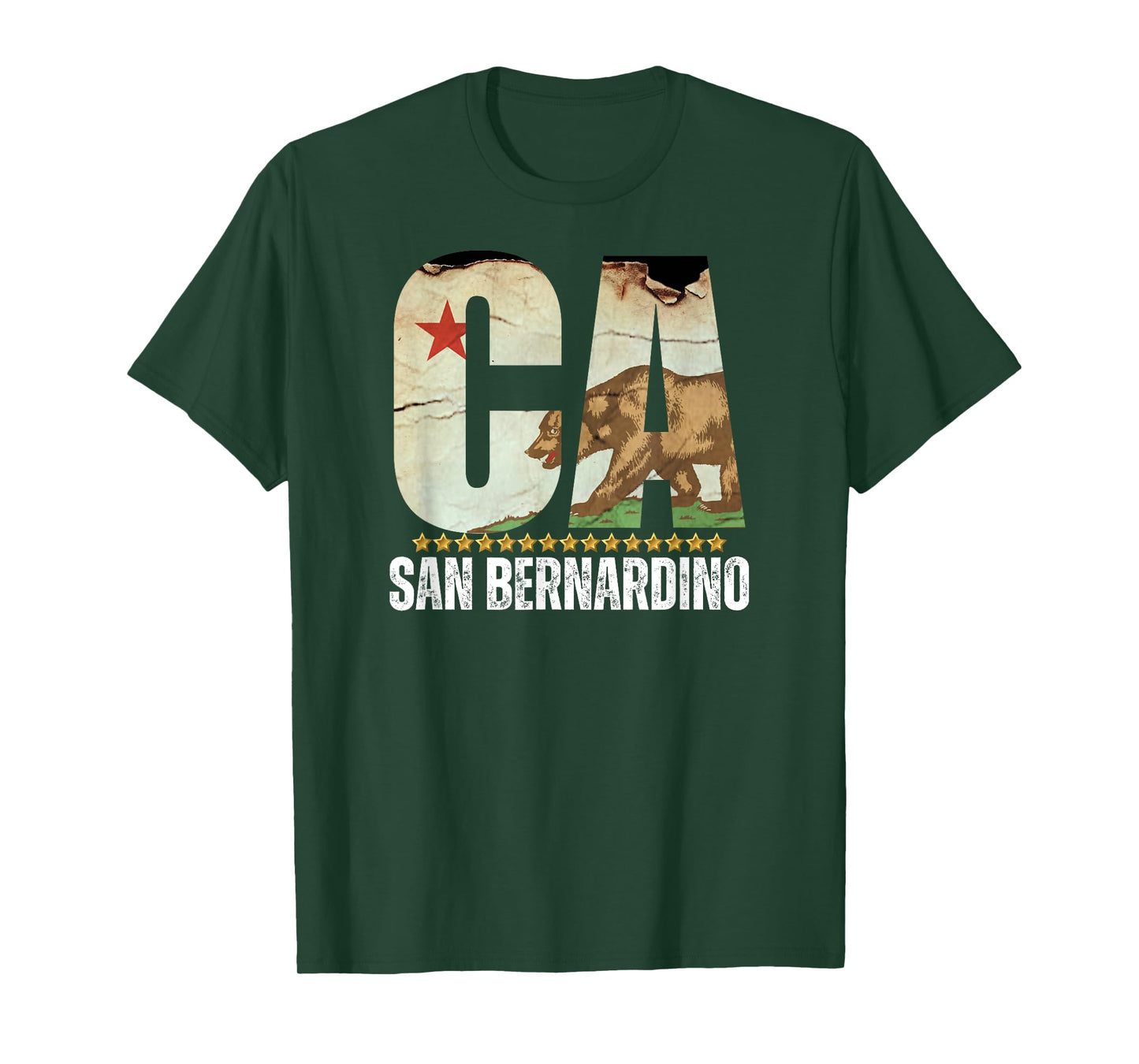 San Bernardino, California CA, Major USA City, T-Shirt