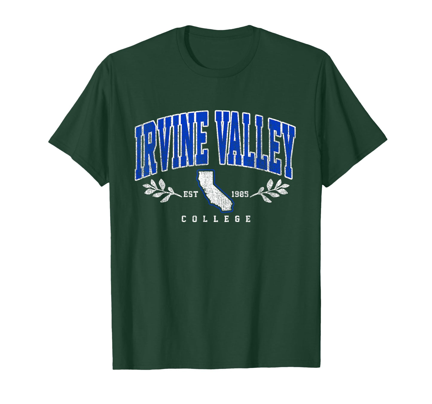 Irvine Valley Arch Athletic Retro Sports Tee Men Women T-Shirt