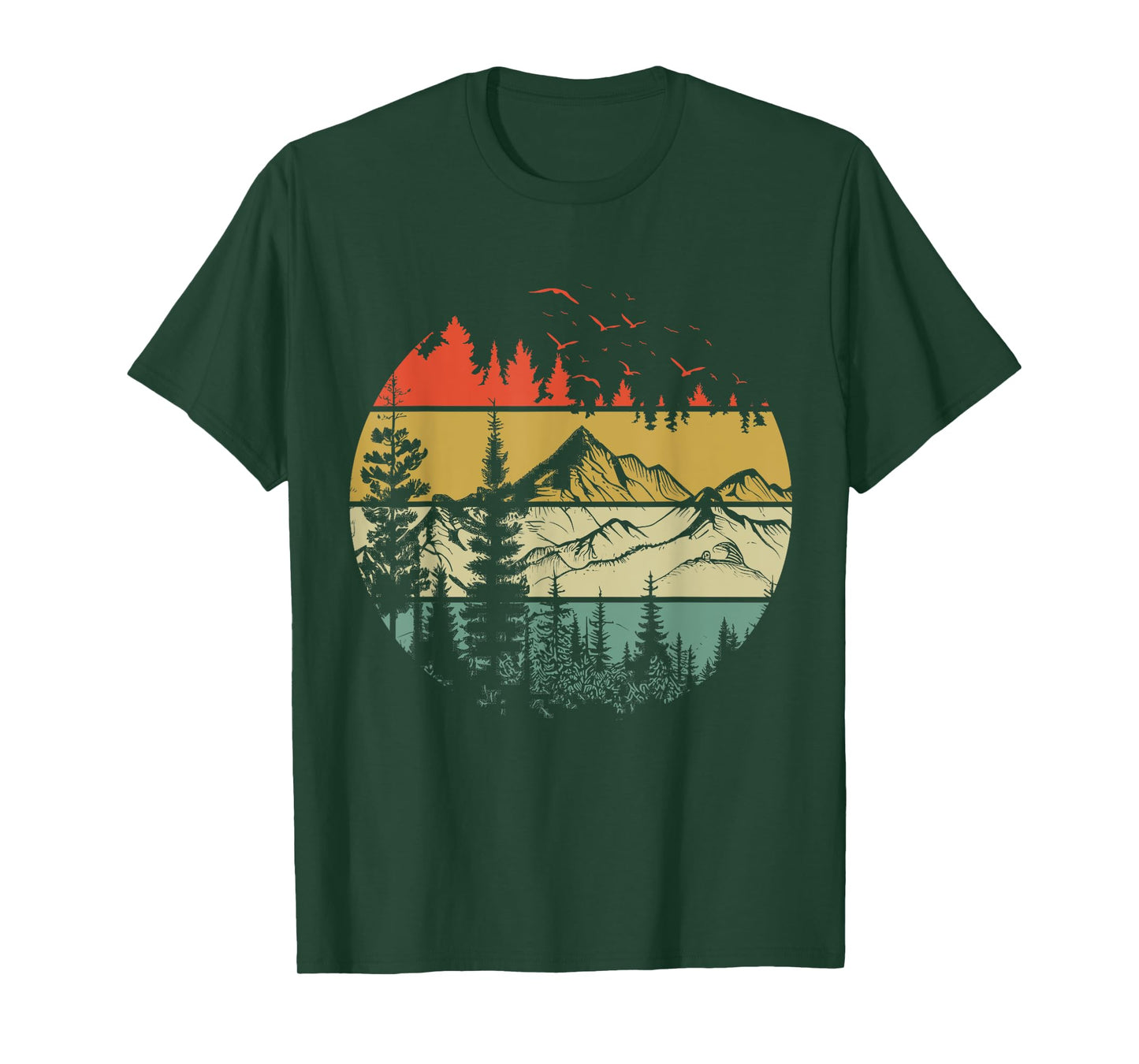 Trees Wildlife Nature Vintage Forest T-Shirt