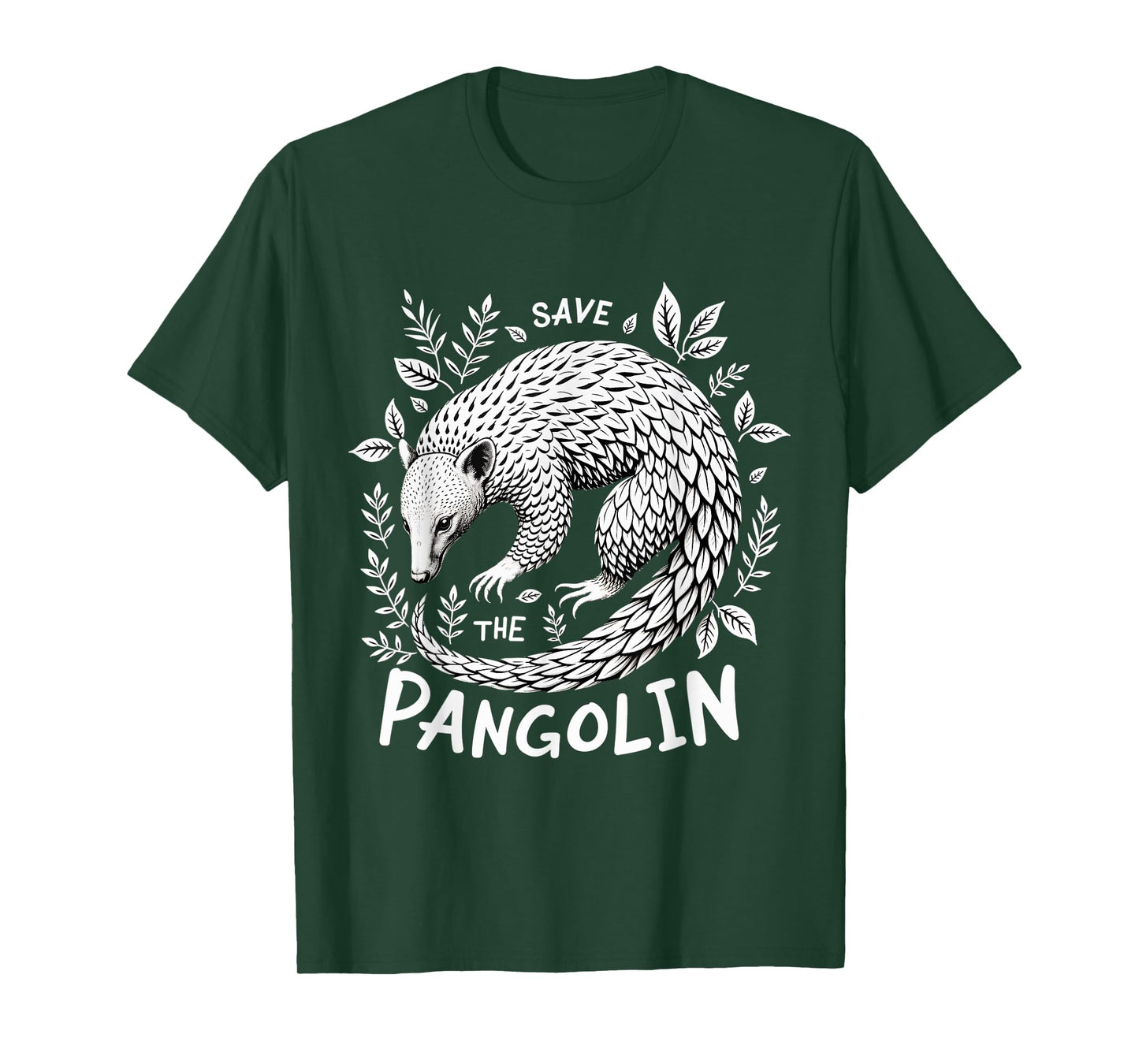 Wildlife Conservation Shirt Save The Pangolin Lover Kids T-Shirt