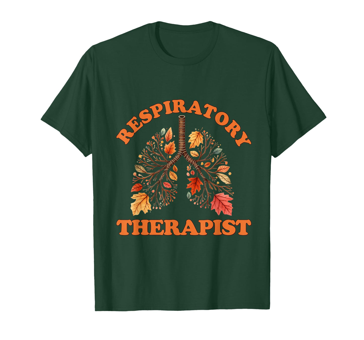 Fall Vibes Respiratory Therapy Life Lung Pumpkin Autumn T-Shirt