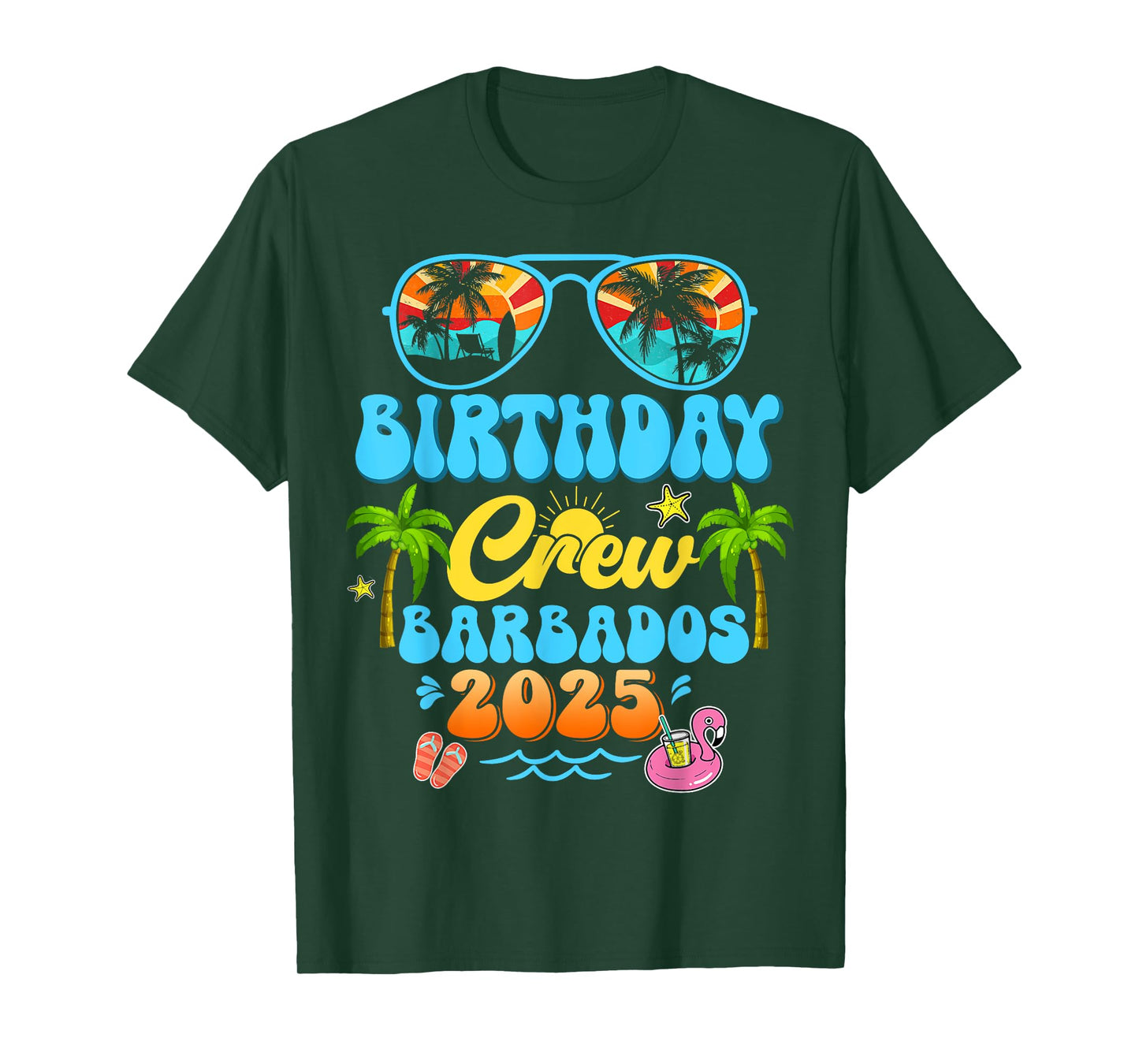 Barbados Birthday Crew Vacation Cruise 2025 Summer Trip T-Shirt