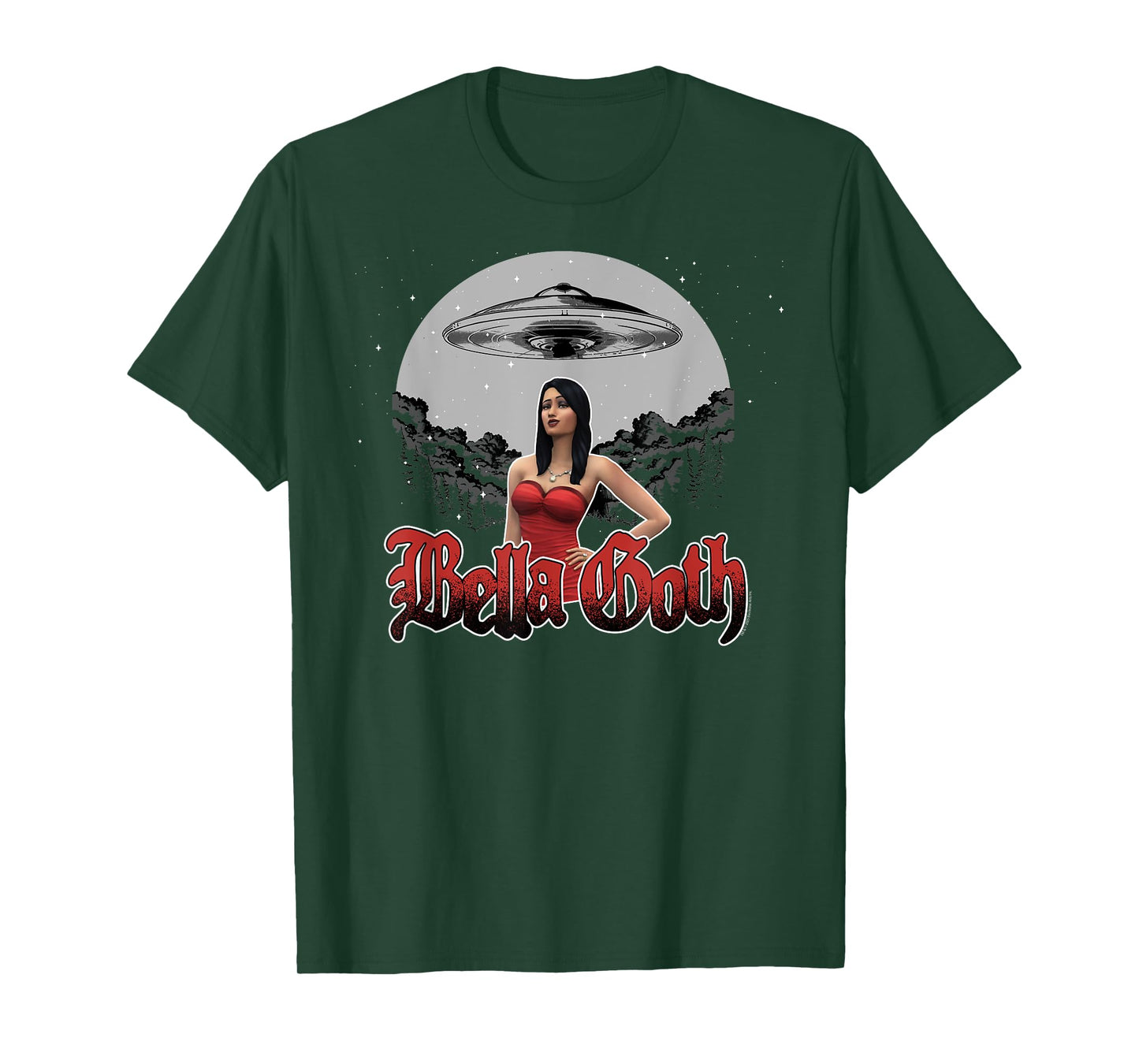 The Sims Bella Goth UFO Video Game T-Shirt