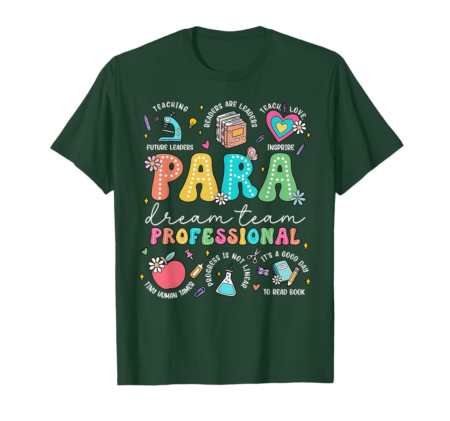 PARA Dream Team Teacher Paraprofessional Paraeducator T-Shirt