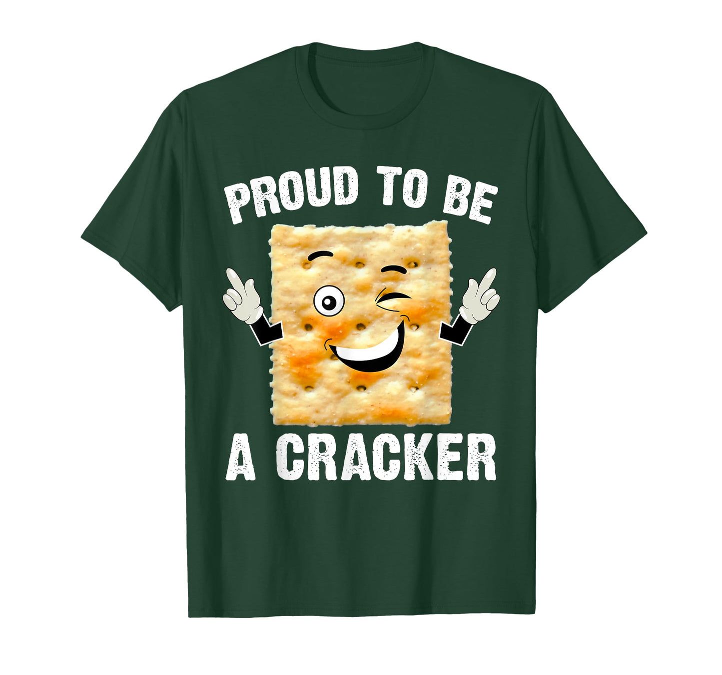 Proud to be a Cracker Funny Snack Halloween Biscuit Costume T-Shirt