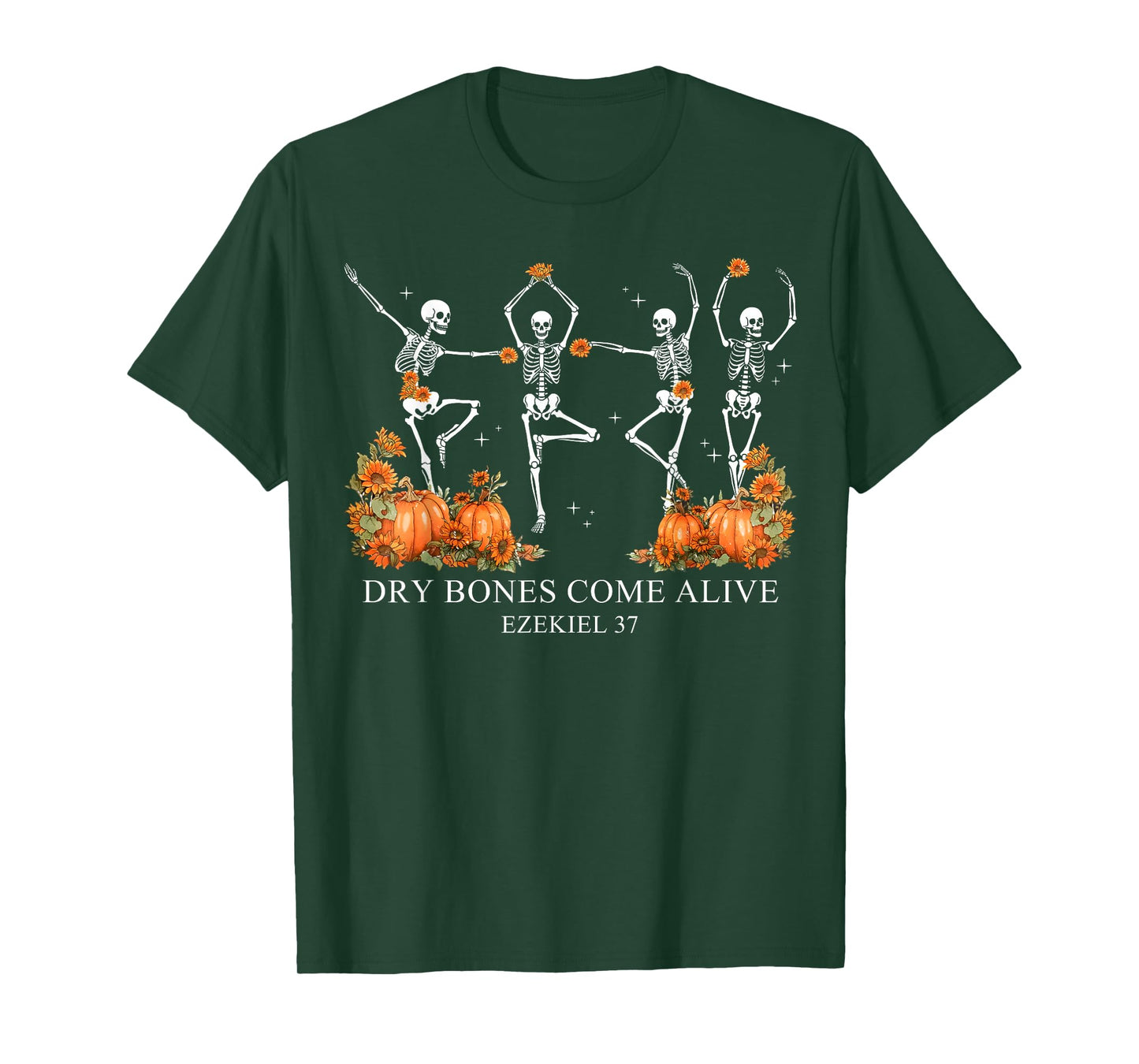Dry Bones Come Alive Funny Skeleton Dancing T-Shirt