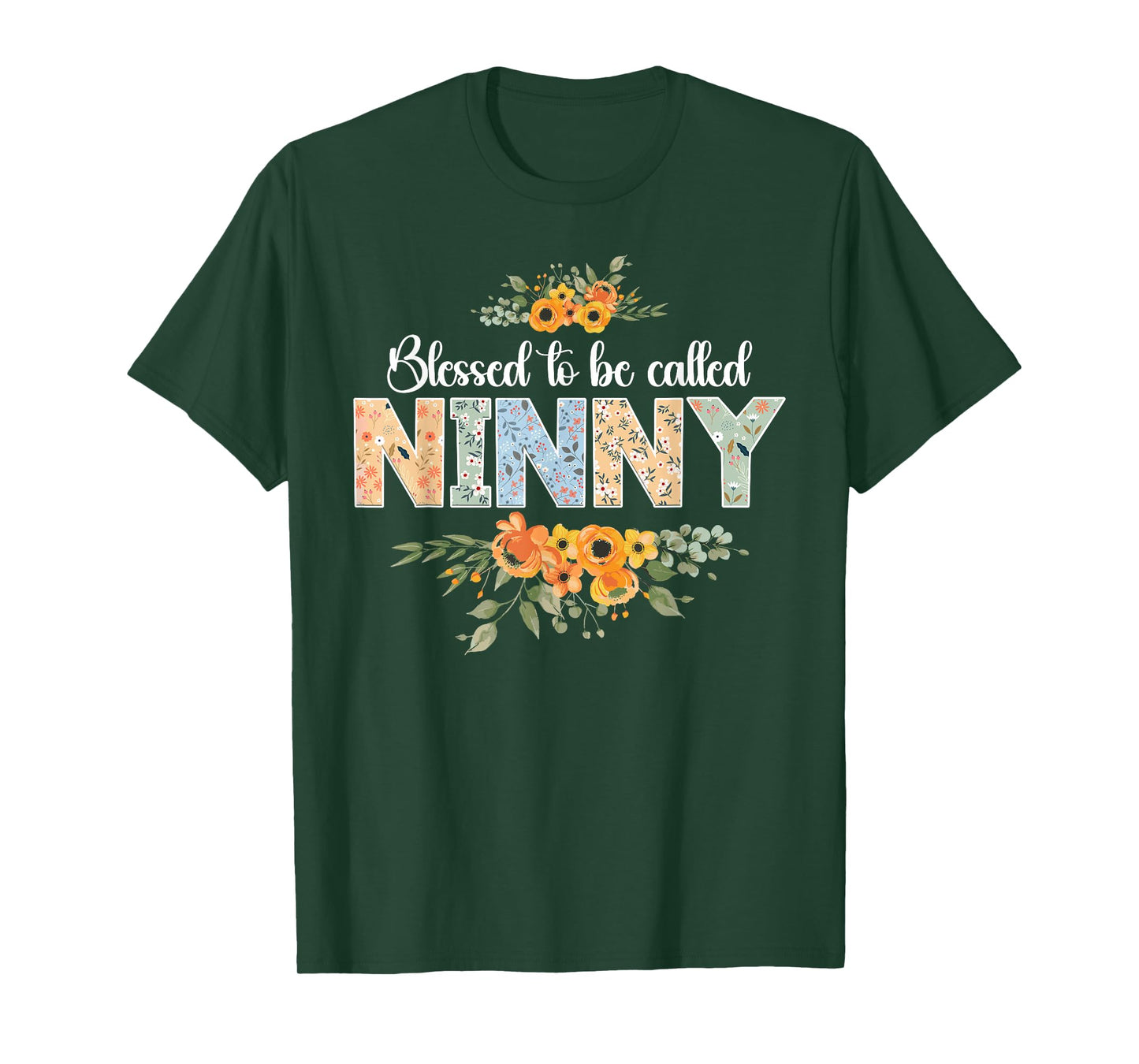 Blessed To Be Called Ninny Grandmother Ninny Grandma T-Shirt