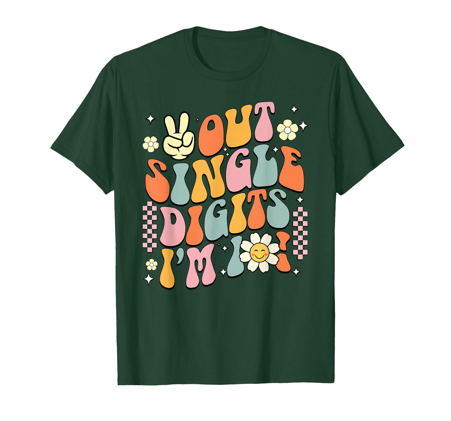 10Th Birthday Peace Out Single Digit Party 10 Year Old T-Shirt