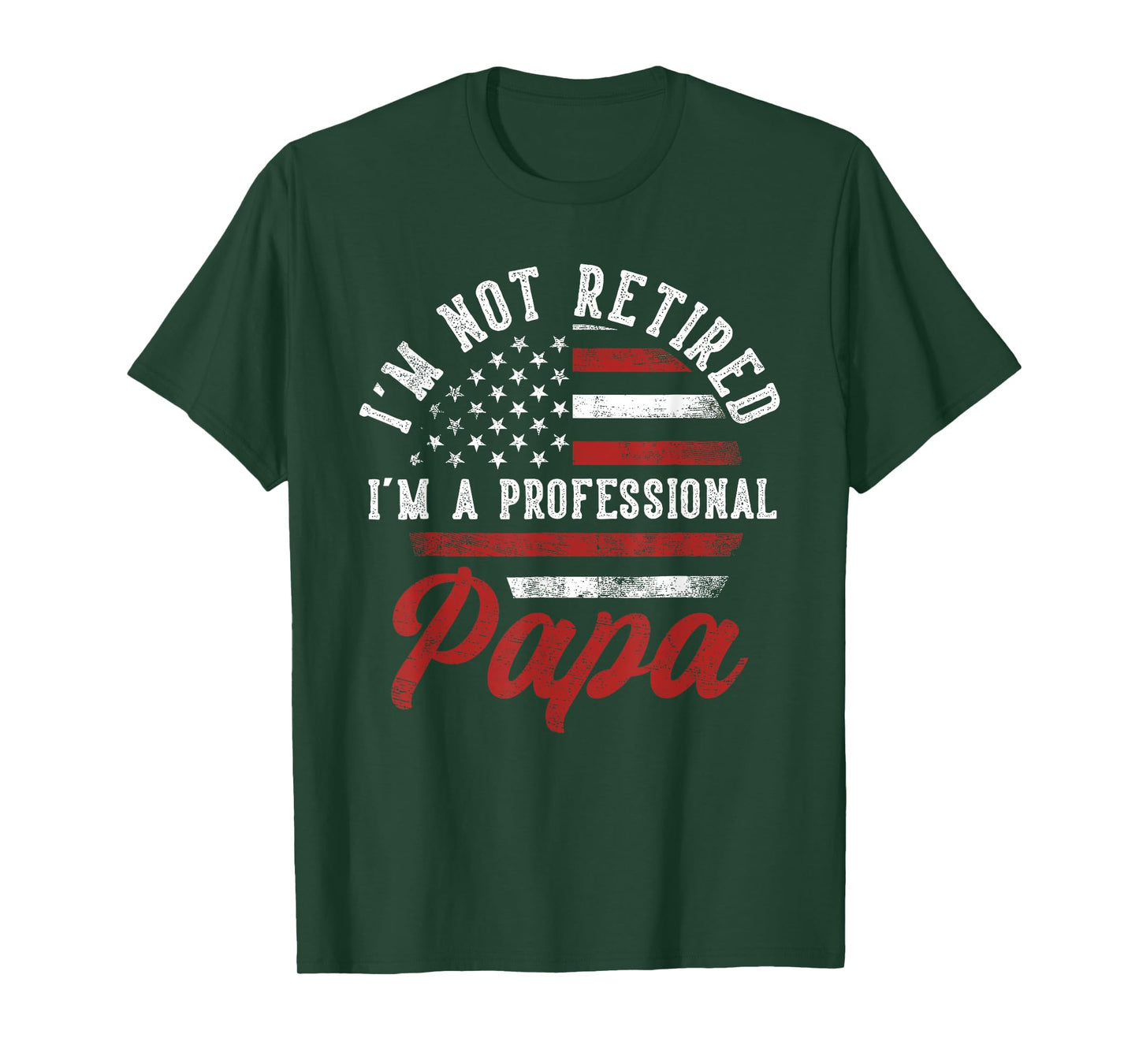 I'm Not Retired I'm A Professional Papa Funny T-Shirt