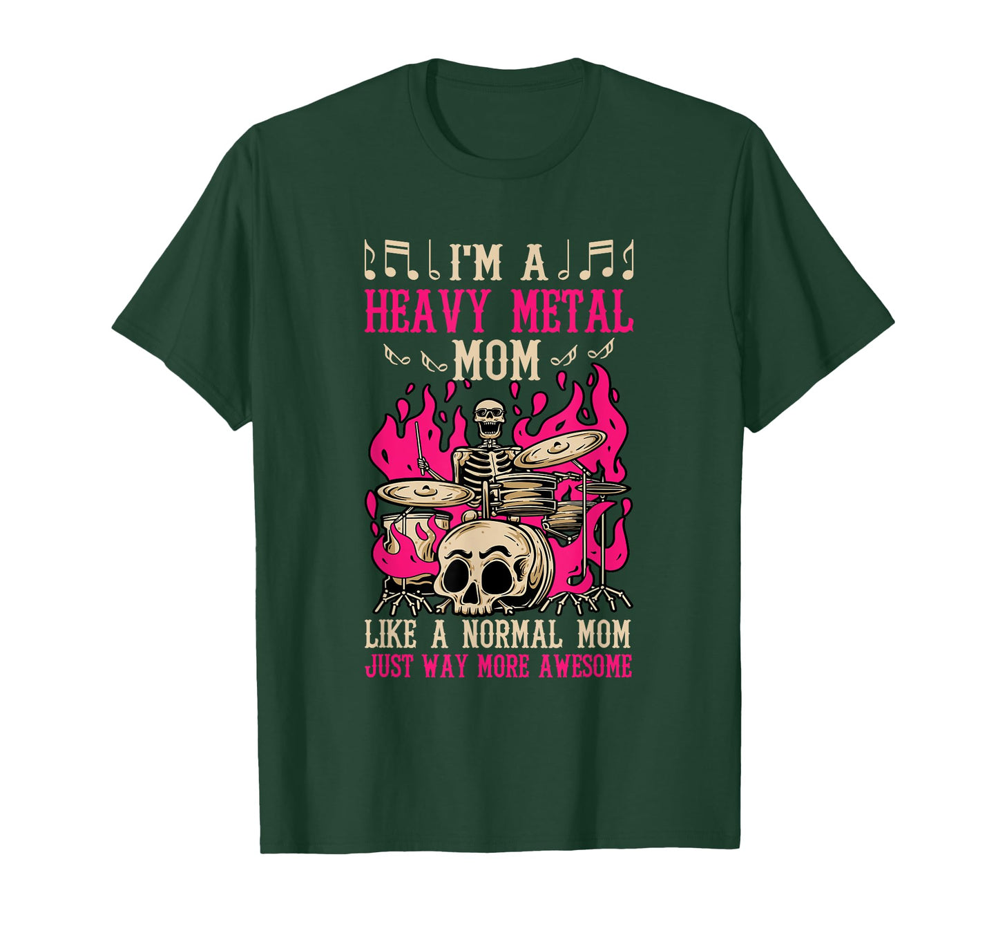 I'm A Heavy-metal Mom Hardrock Mother T-Shirt