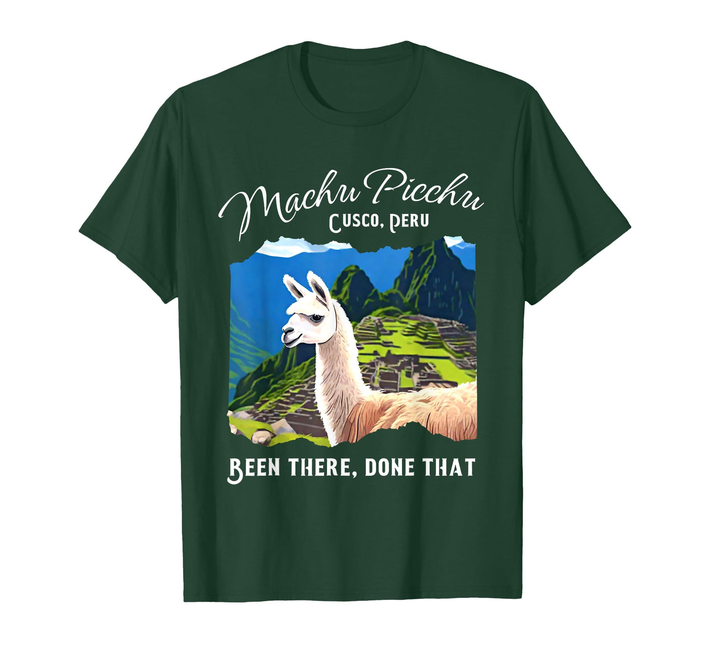 Peru Cusco Llama Souvenir Machu Picchu T-Shirt