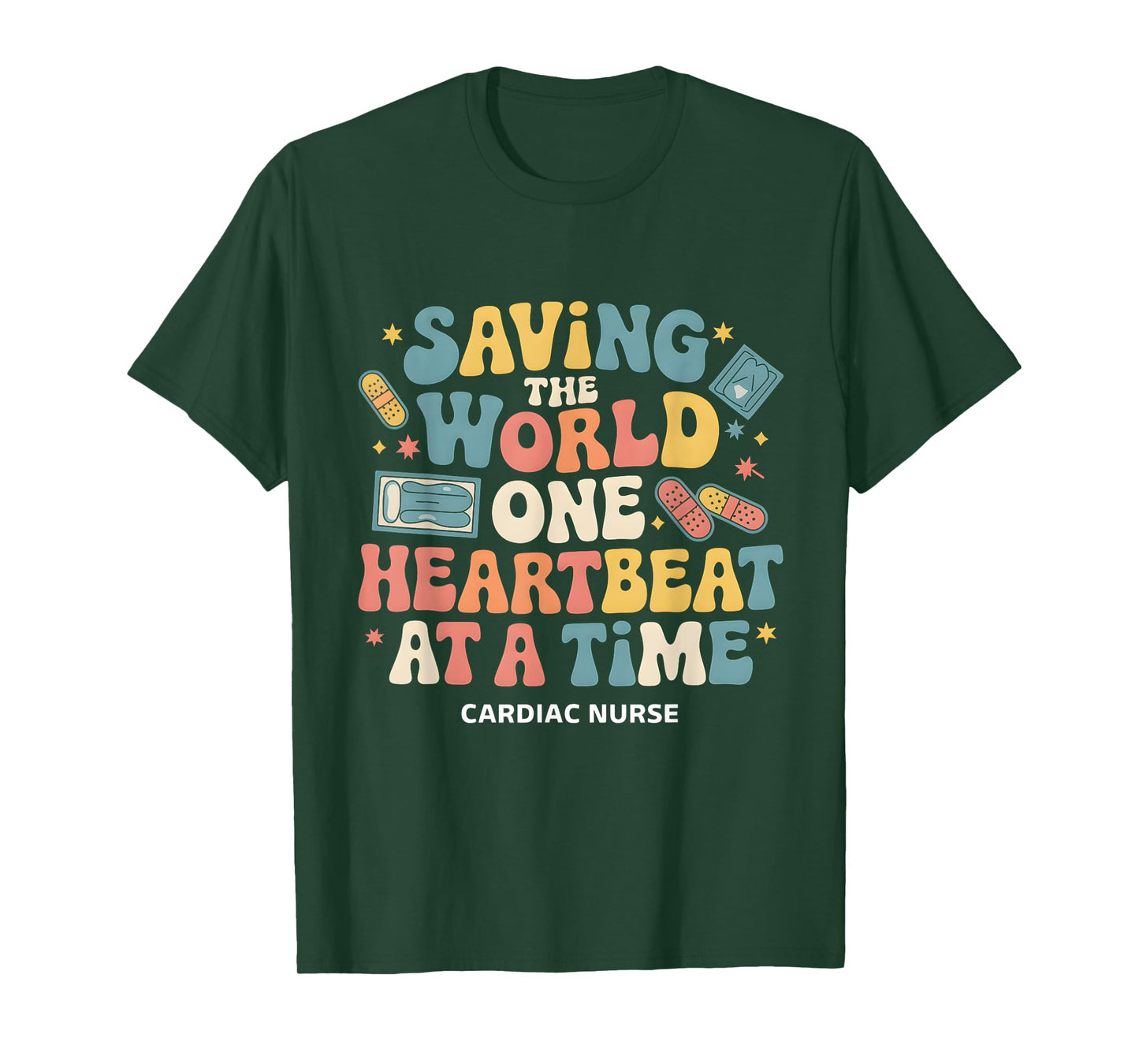Cardiac Nurse Heart Cardiology Nursing Appreciation Week T-Shirt