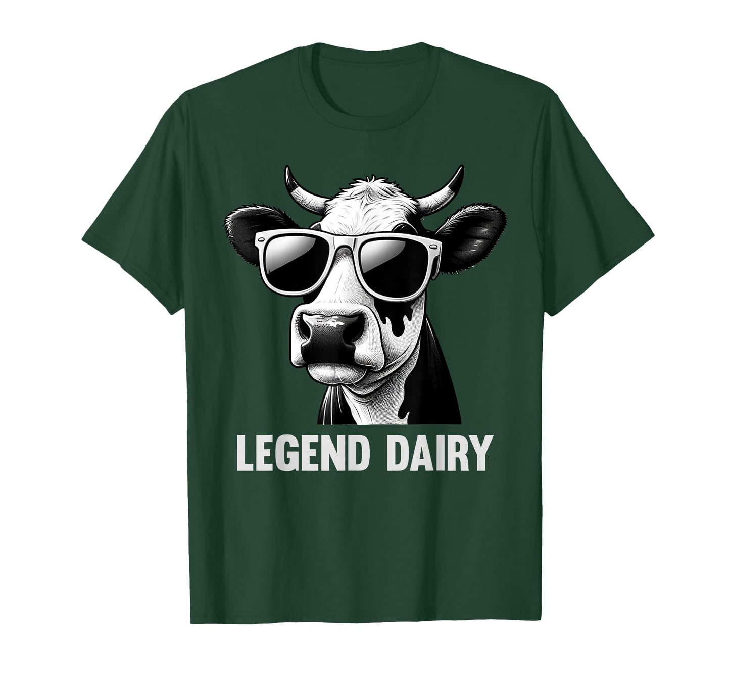 Legend Dairy Funny Farmer Cow Farmer Pun Graphic T-Shirt