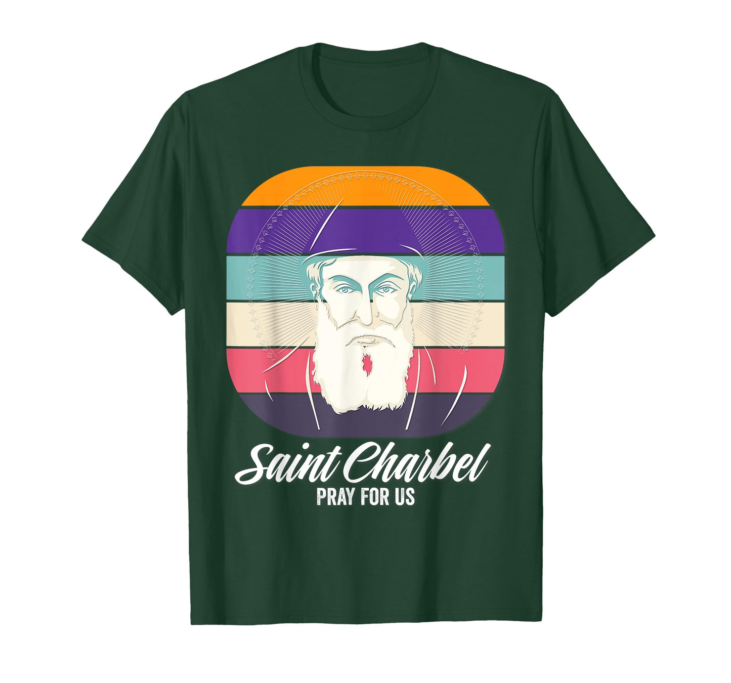 Saint Charbel Makhlouf Maronite Monk and Priest Catholic T-Shirt