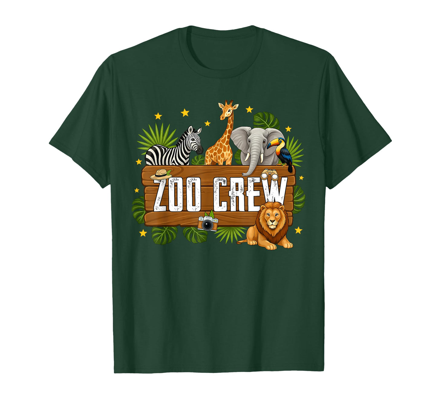 Zoo Crew Safari Wildlife Animal Zoo Keeper Matching Kids Boy T-Shirt
