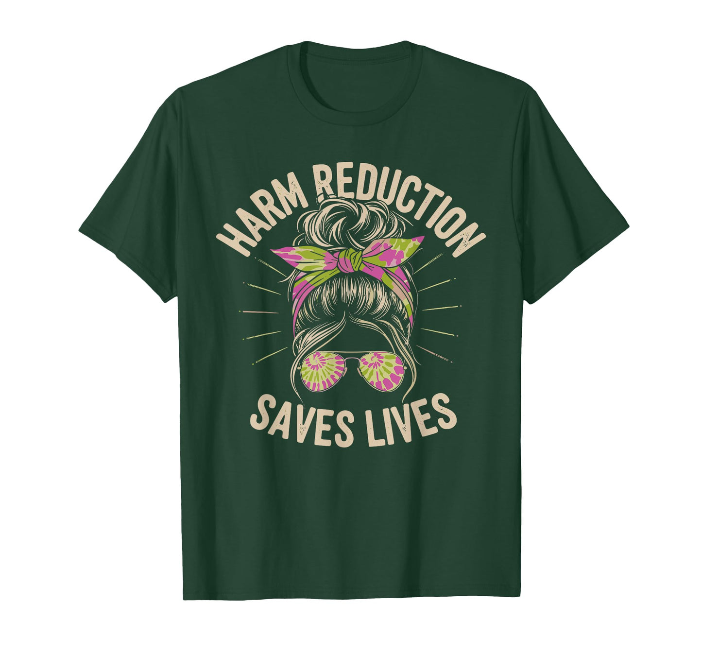 Harm Reduction Saves Lives Mental Health Awareness Month Men T-Shirt