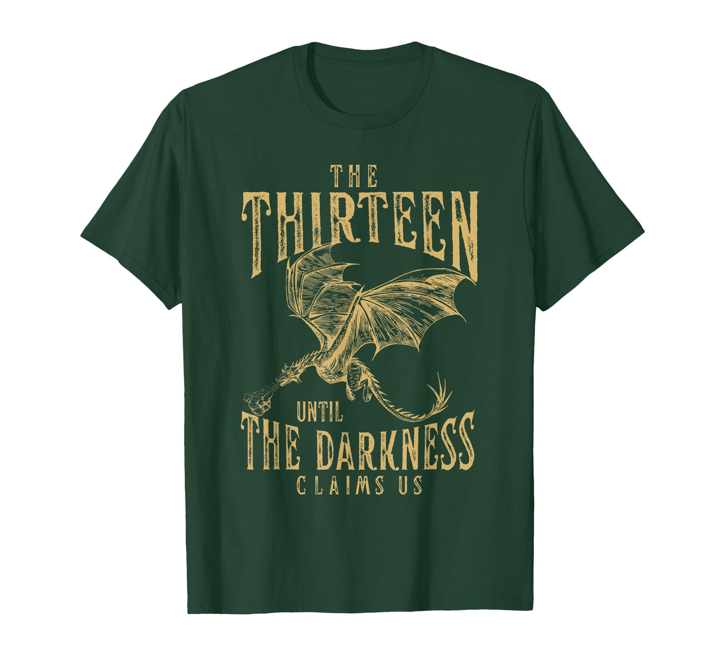 Retro Vintage The Thirteen Until the Darkness Claims Us Book T-Shirt