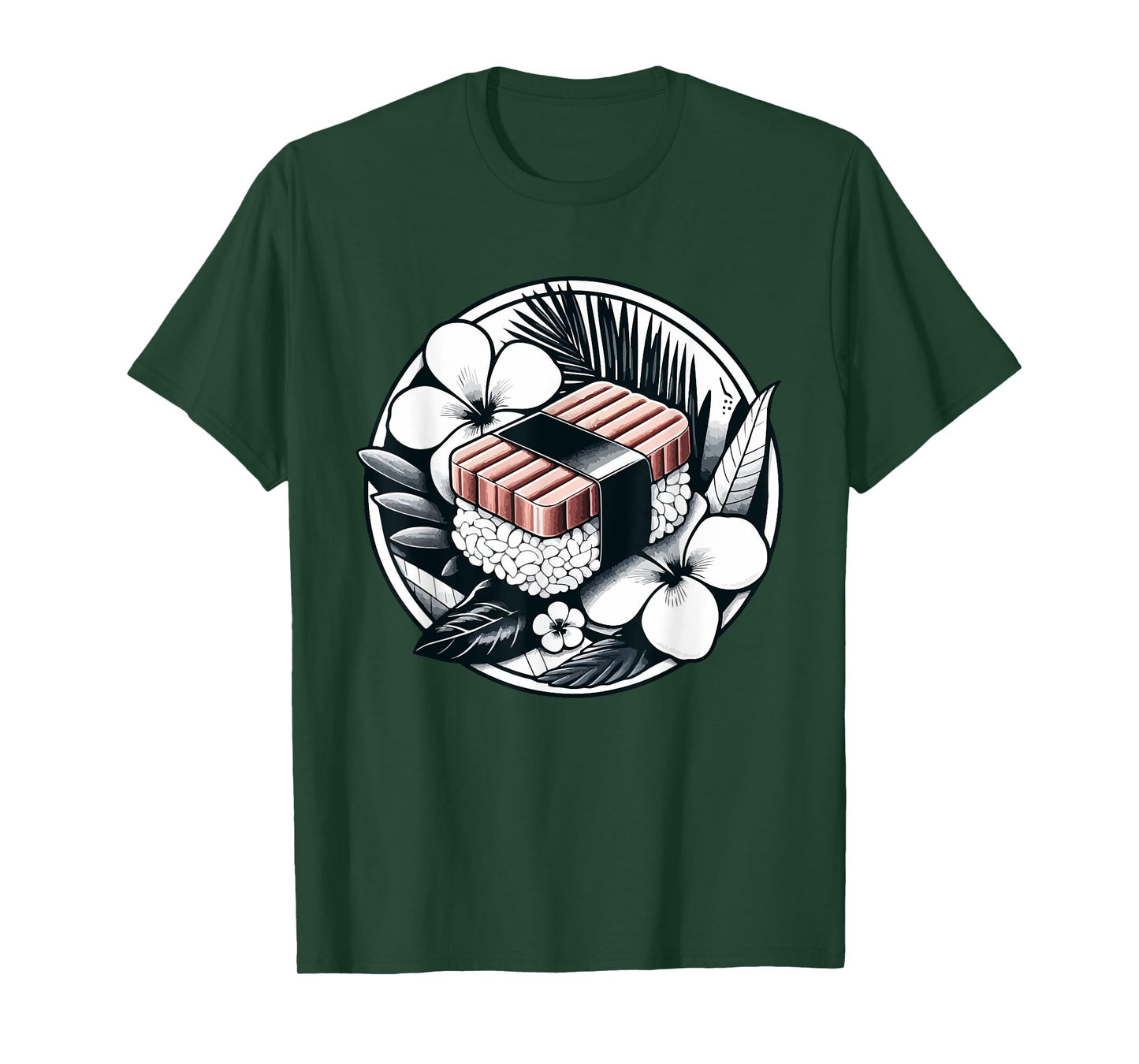 Aloha Musubi Hawaiian Rice Snack Sushi Lover Hawaii Retro T-Shirt