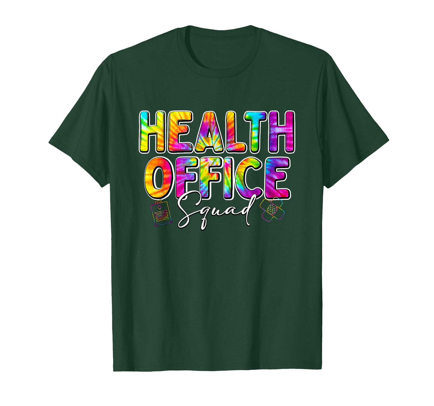 Health Office Squad Tie Dye Back To School Nurse Life T-Shirt