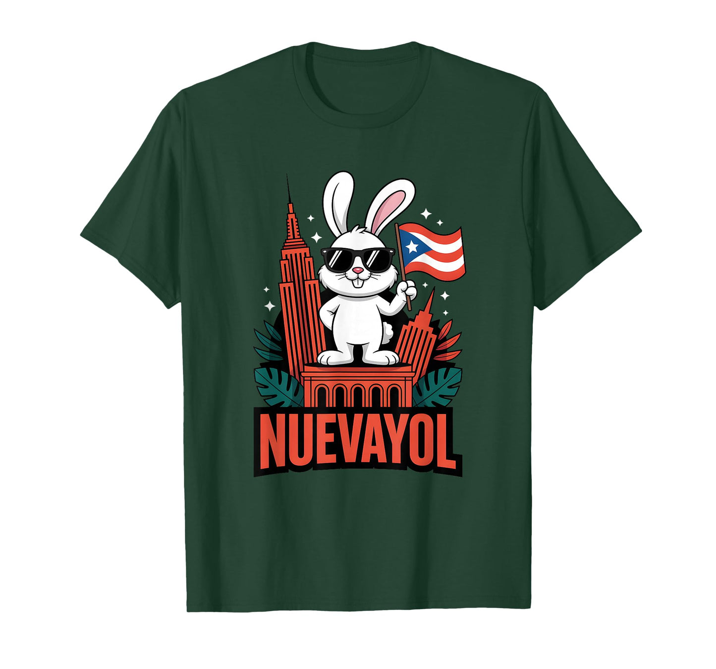 Nuevayol Puerto Rican Self-Respect Graphic T-Shirt