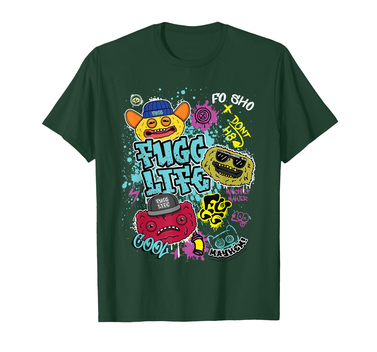 Fugg Life Grin Grin Count Underoo Mcgoo & Wide Eyed Weirdo T-Shirt
