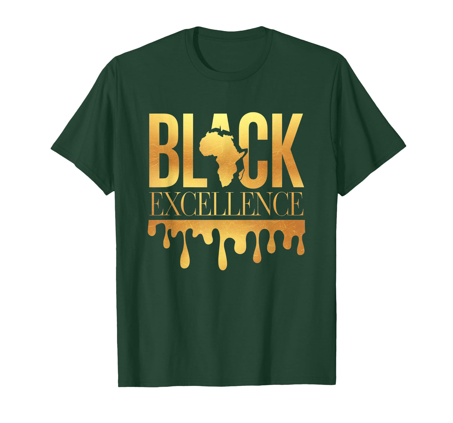 Black Excellence Black History Month Afro Motivation T-Shirt