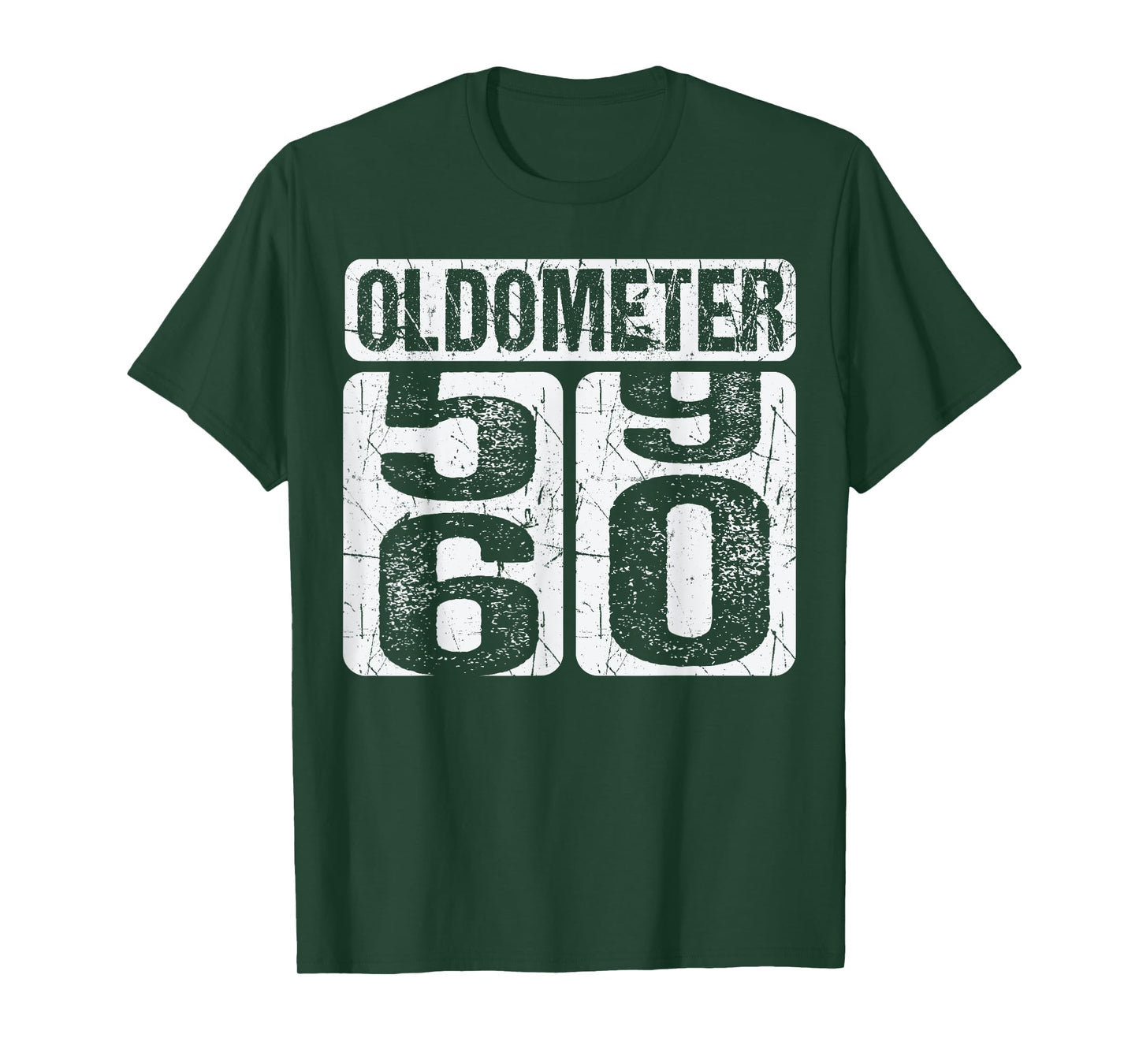 Oldometer 59-60 Vintage - Funny 60th Birthday T-Shirt