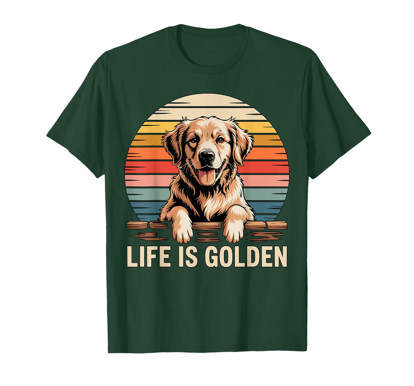 Life is Golden Retriever T-Shirt