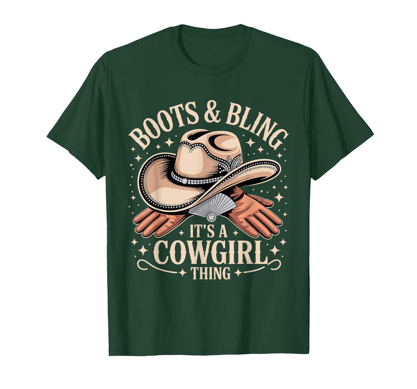 Boots and Bling It's Cowgirl Thing Western Country Melanin T-Shirt