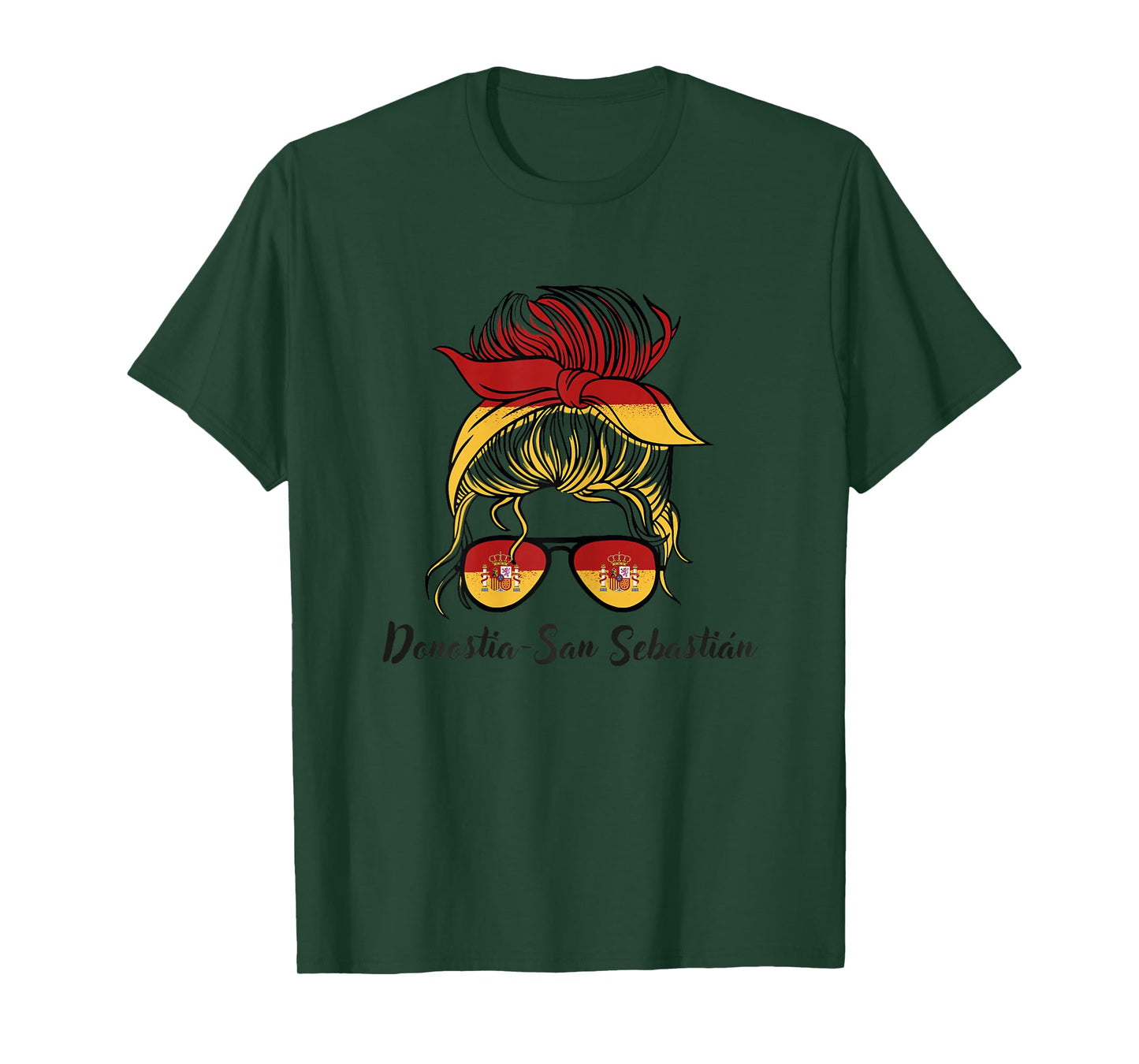 Donostia-San Sebastián Girl, Spanish Flag Spain T-Shirt