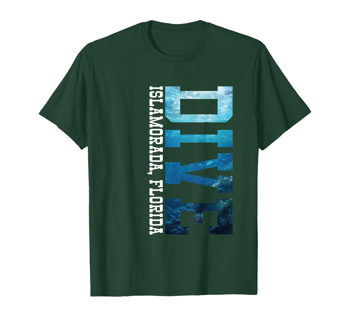 Dive Islamorada Florida Ocean Underwater Scuba Diving T-Shirt