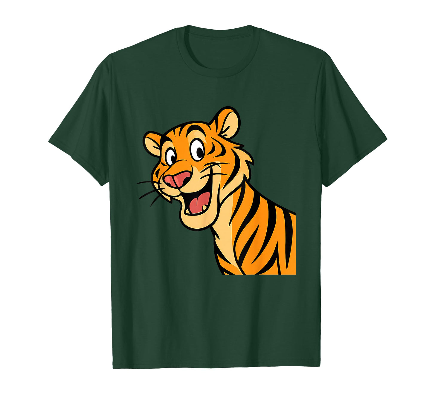 Cute Tiger Wildcat Funny Wildlife Animal Jungle T-Shirt