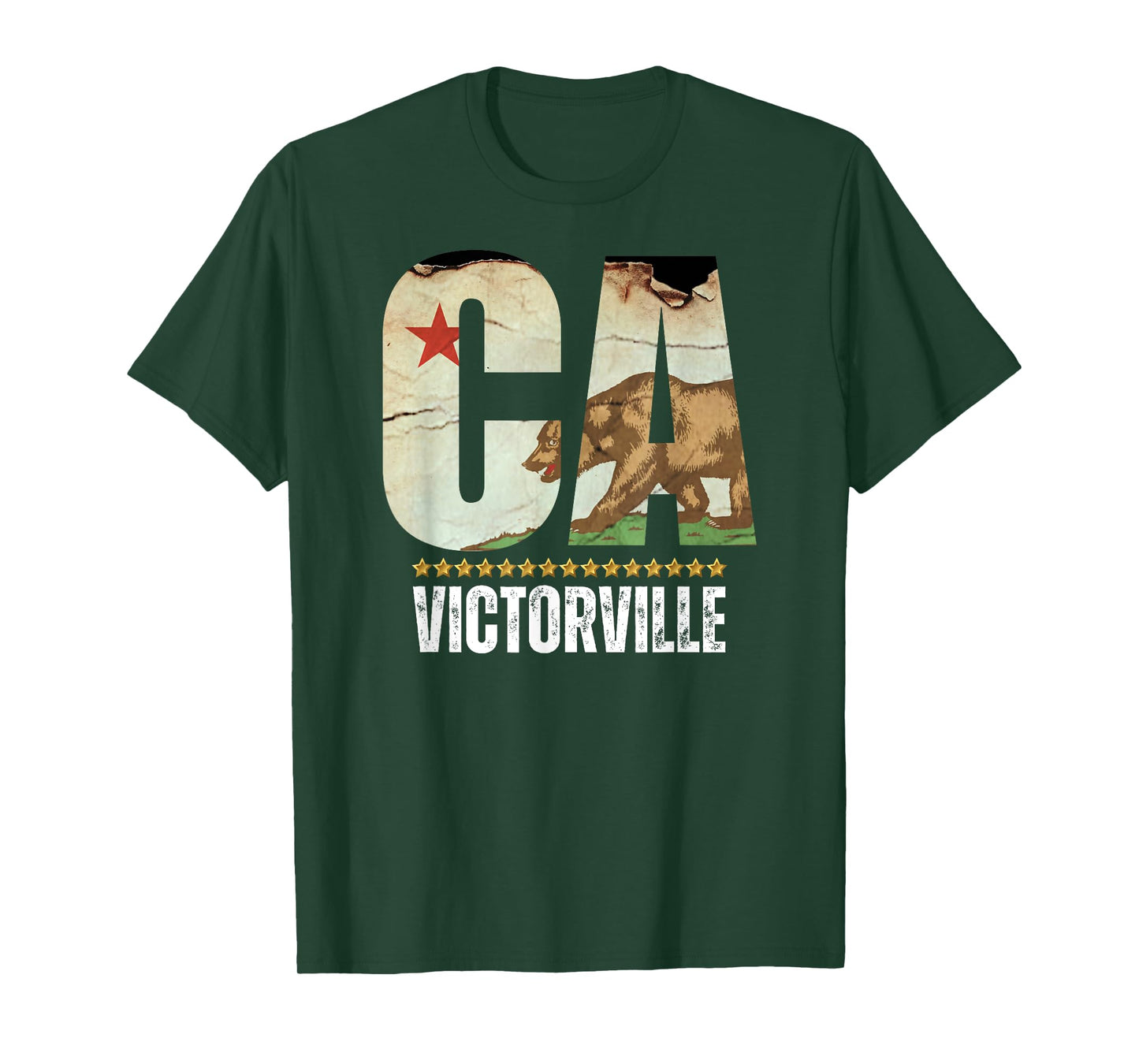 Victorville, California CA, Major USA City, T-Shirt