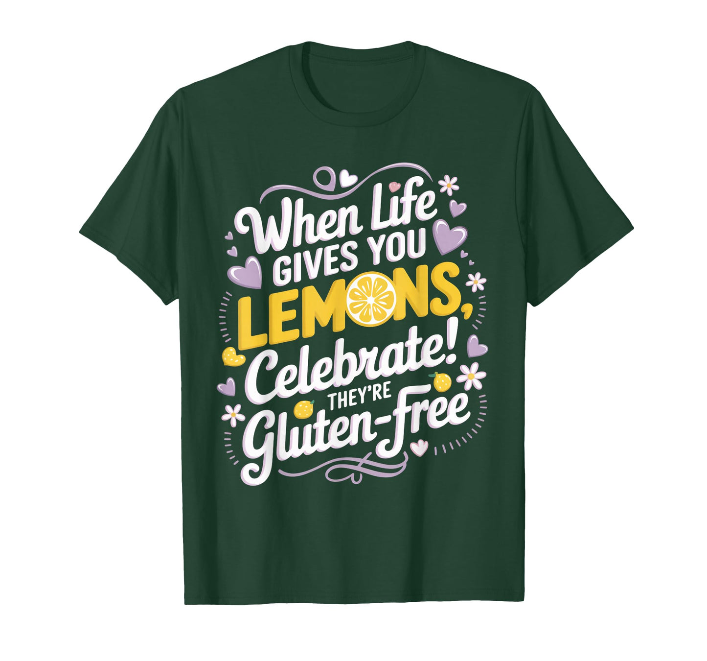 Gives You Lemons Wheat Allergy Celiac Disease Gluten Free T-Shirt