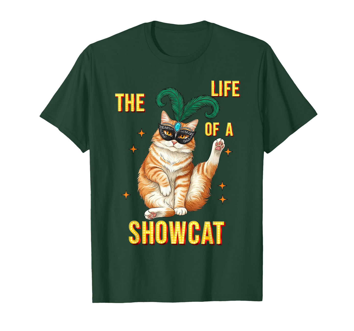 Funny Cat Era Life of Showcat Cat Lovers Men Women Kids T-Shirt
