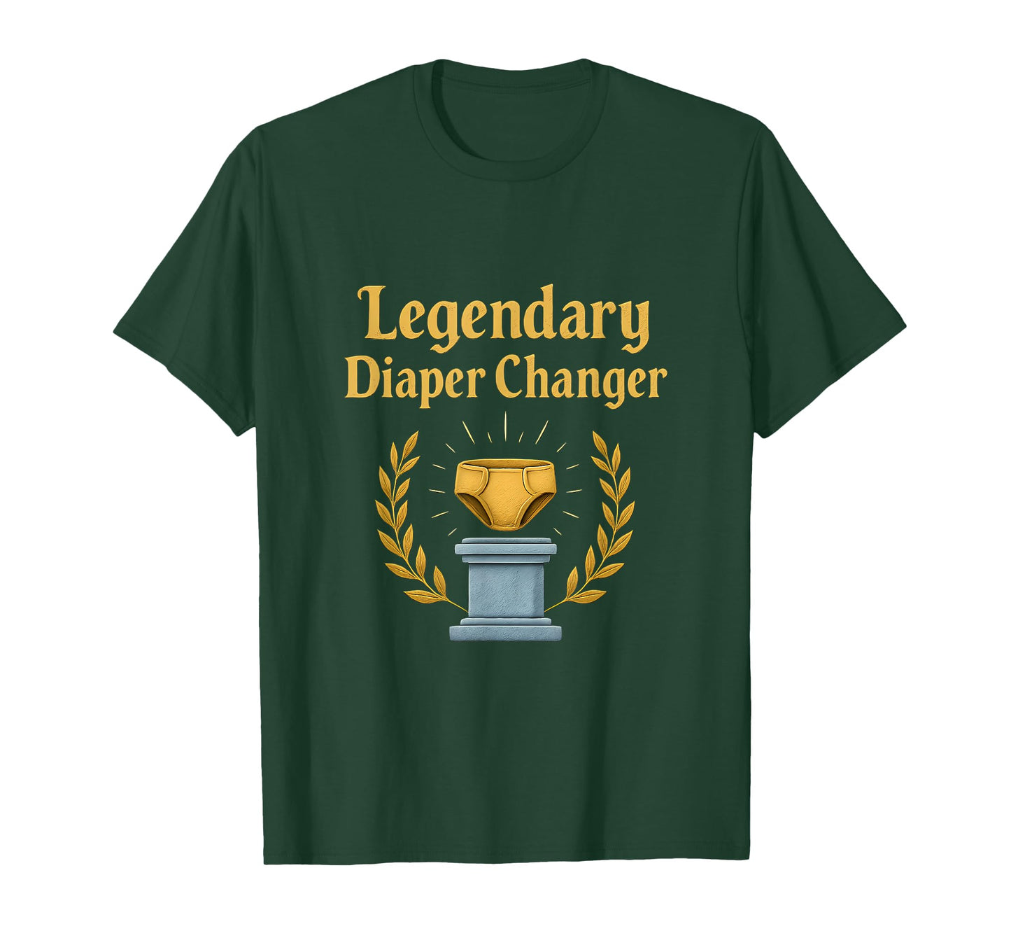 Legendary Diaper Changer Dad Life novelty T-Shirt