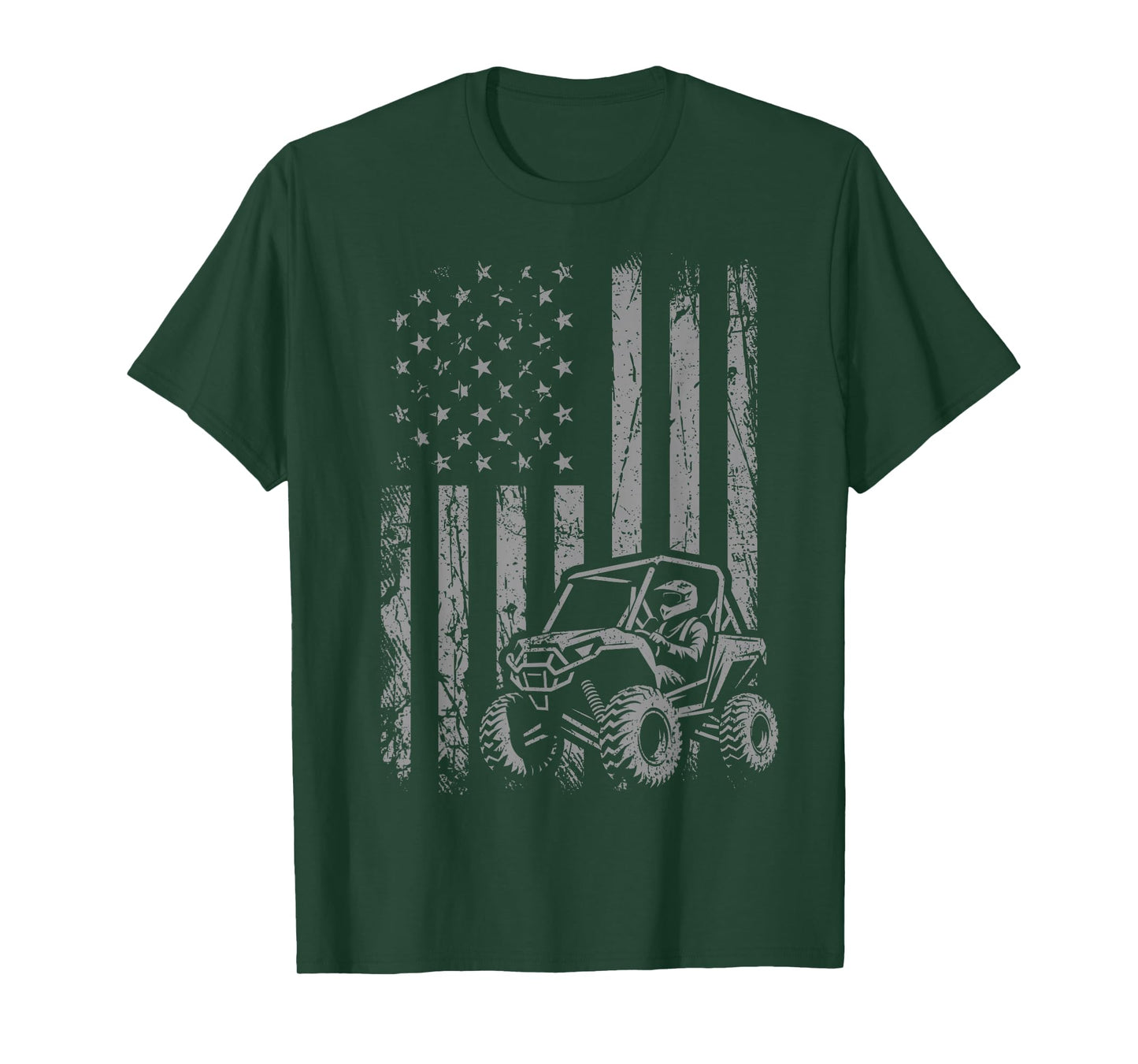 American Flag UTV Side By Side SXS Off Road T-Shirt