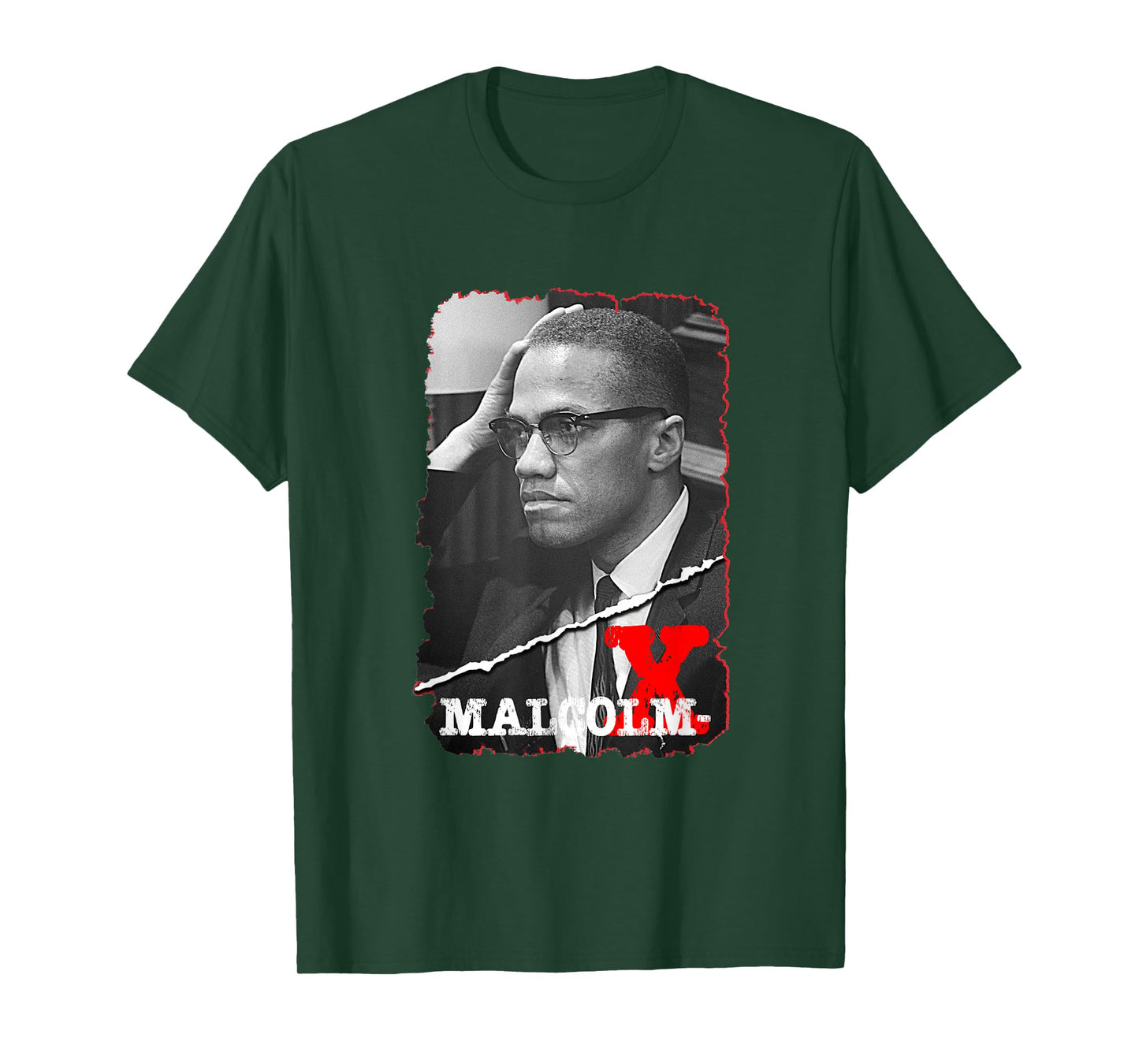 Great Moment Store Kids Unisex Youth Malcolm X T-Shirt Black Small Crew Neck Short Sleeve Modern Classic Casual Leisure Letter Print Malcolm X Design